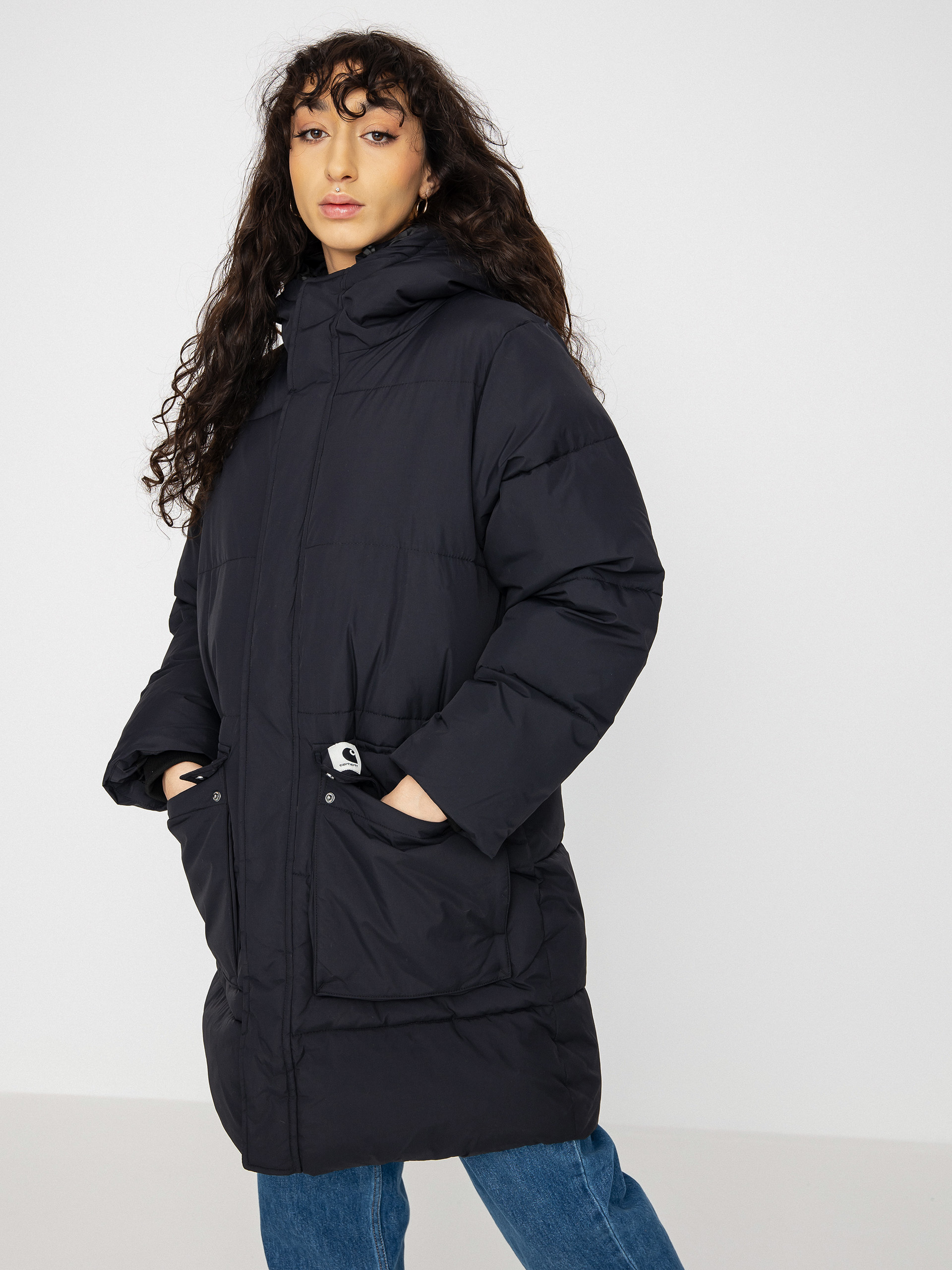 Carhartt WIP Erie Coat Dzseki Wmn (black)