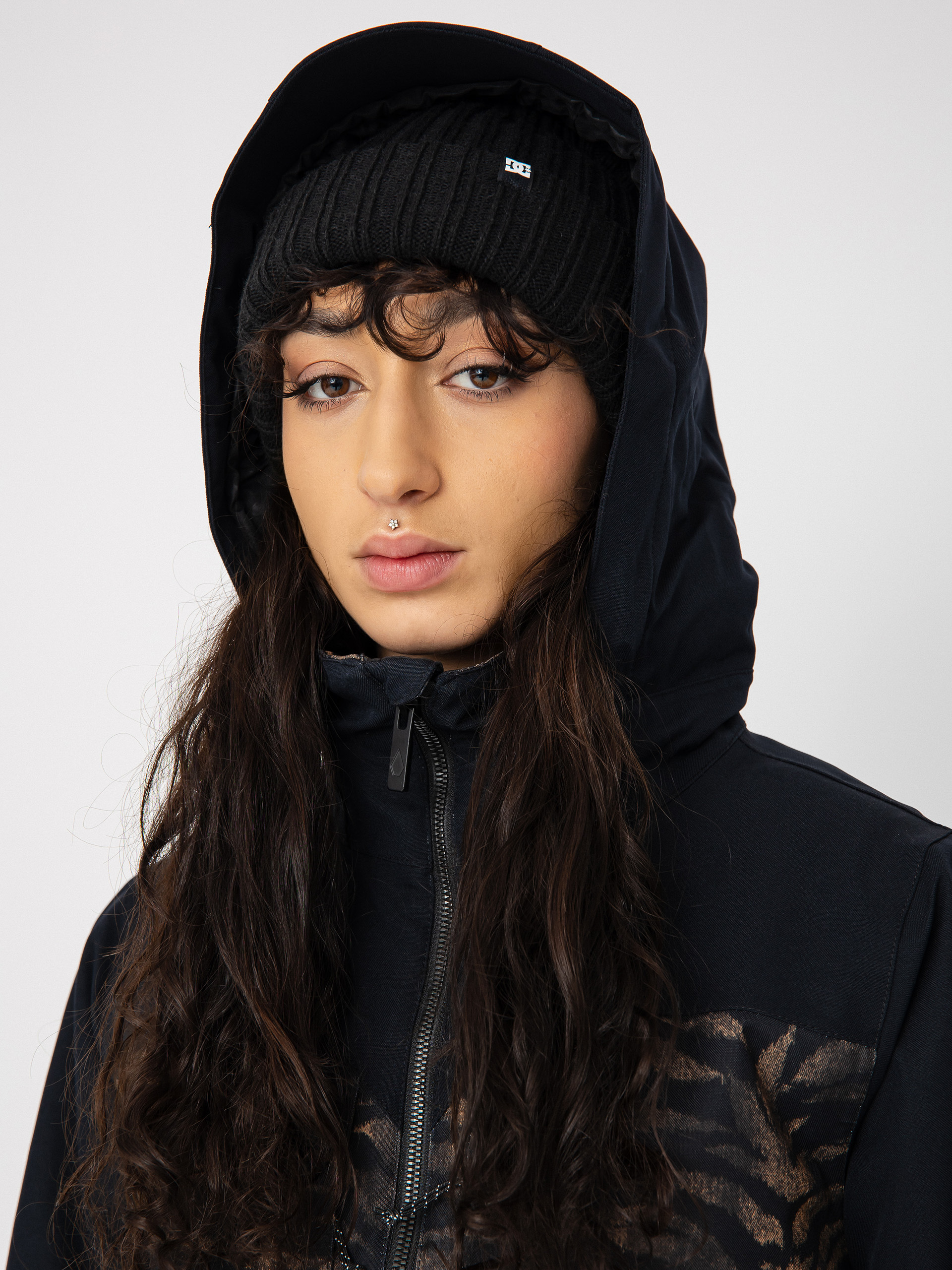 Női Volcom Shelter 3D Stretch Snowboard dzseki (tiger print)