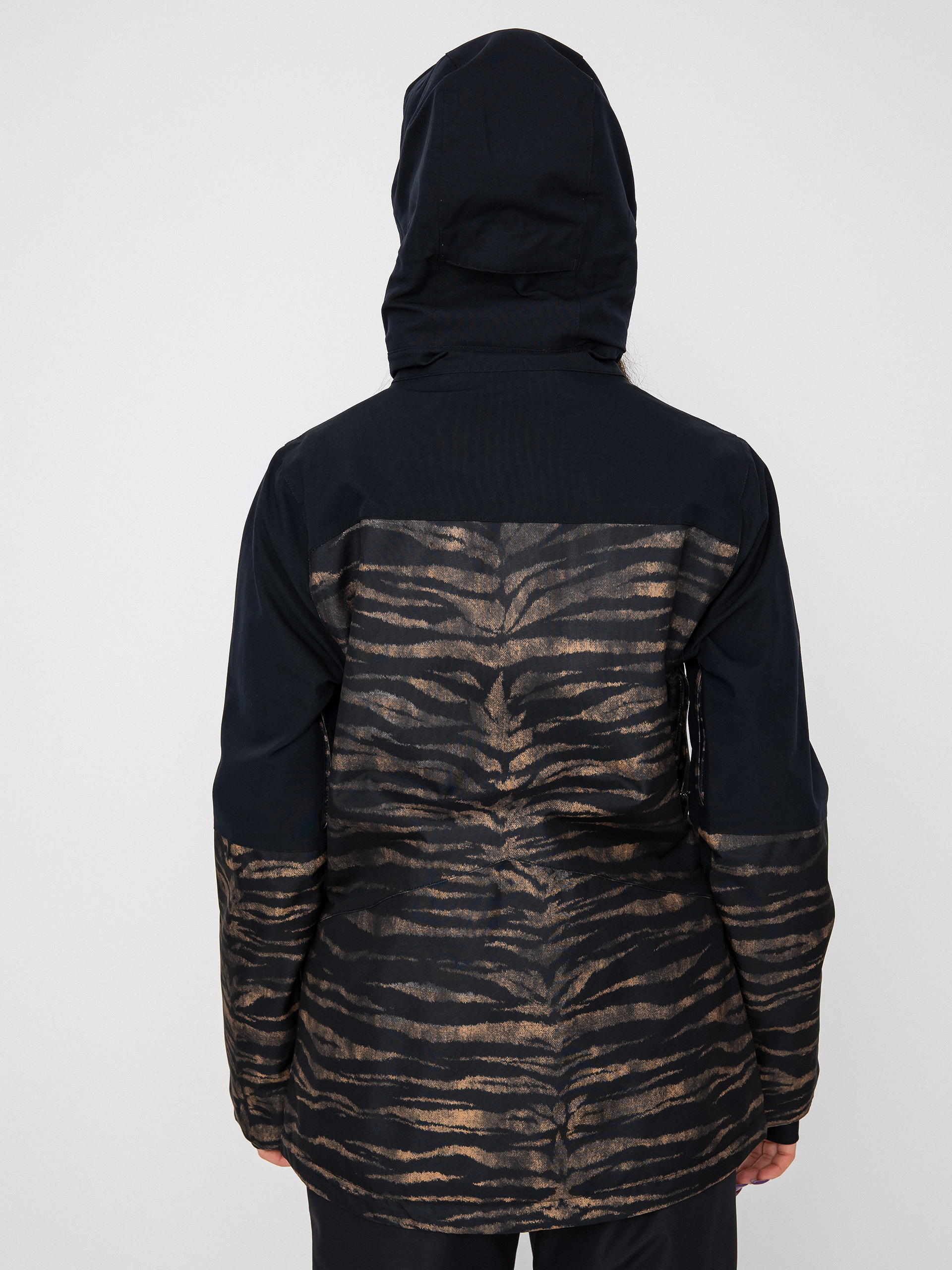 Női Volcom Shelter 3D Stretch Snowboard dzseki (tiger print)