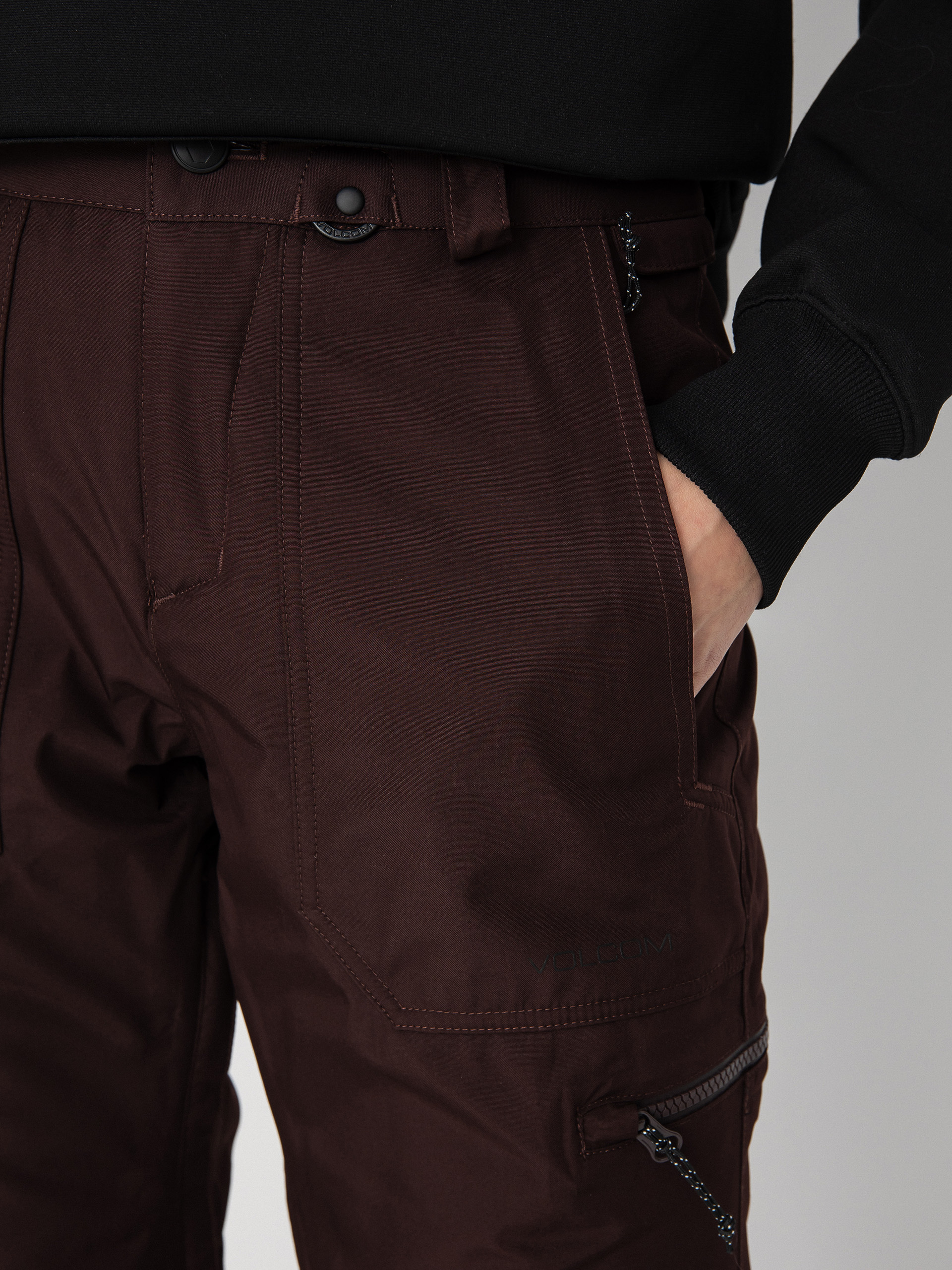 Női Volcom Knox Ins Gore Tex Snowboard nadrág (black plum)