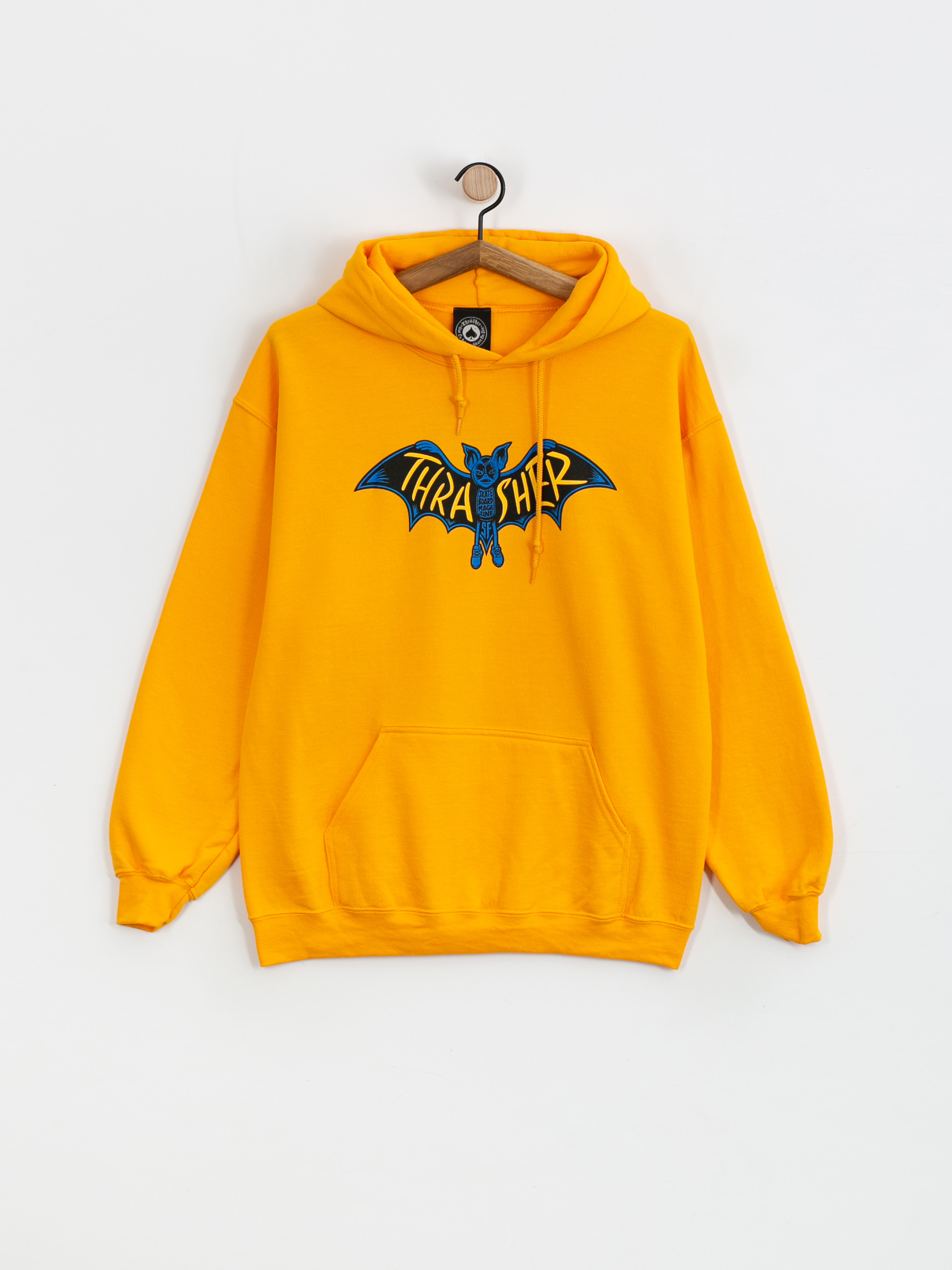 Thrasher Bat HD Kapucnis pulóver (gold)
