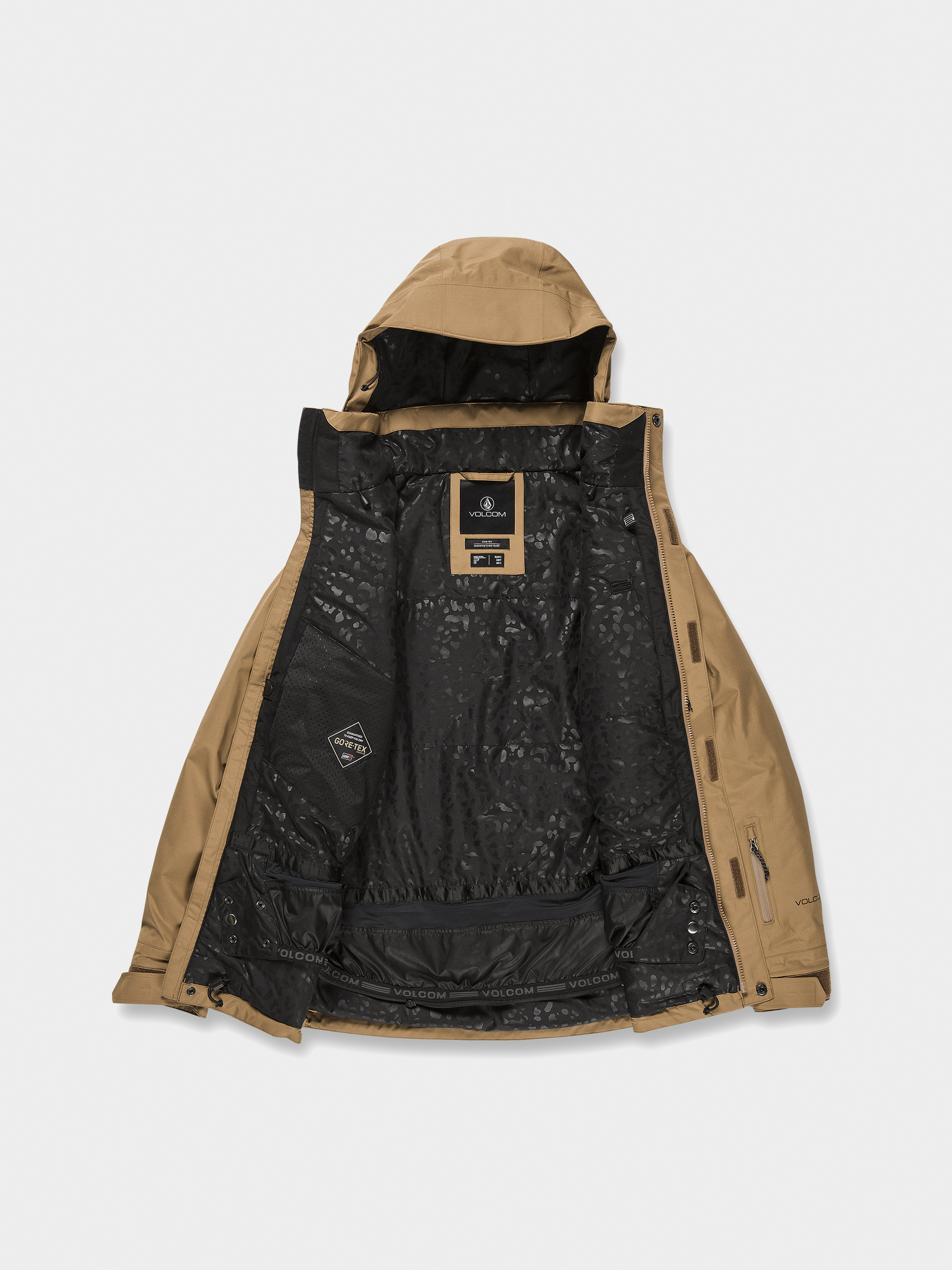 Női Volcom Ell Ins Gore Tex Snowboard dzseki (caramel)