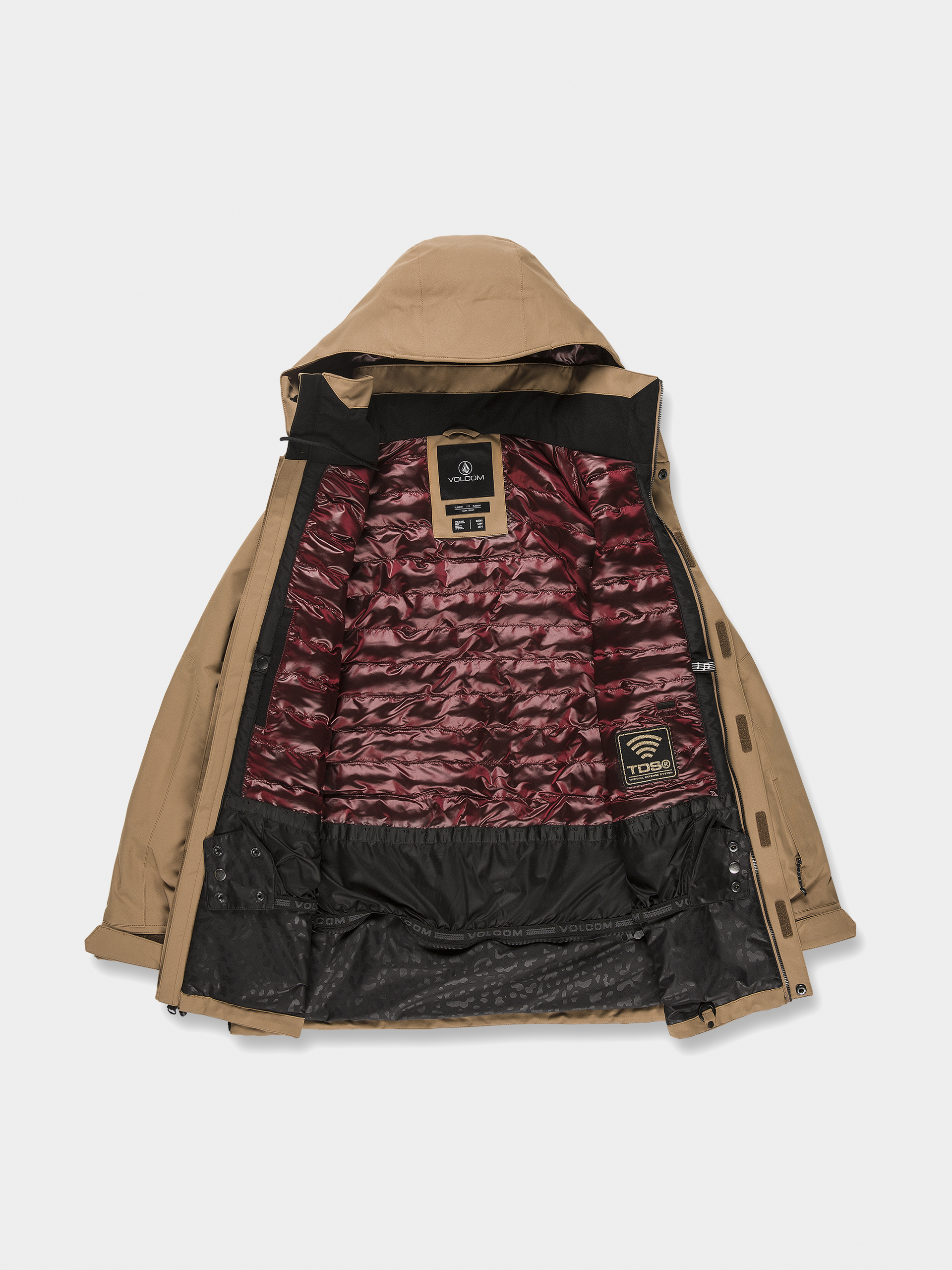 Női Volcom Paxson 2L Tds Inf Parka Snowboard dzseki (caramel)