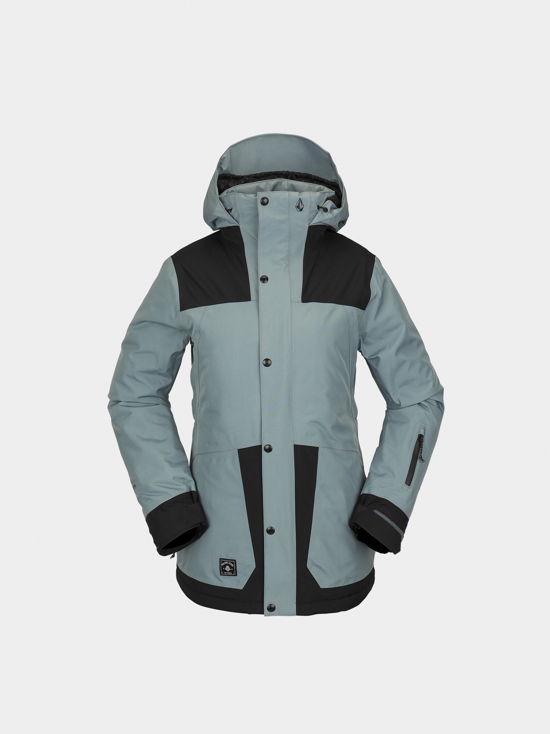 Női Volcom Ell Ins Gore Tex Snowboard dzseki (green ash)