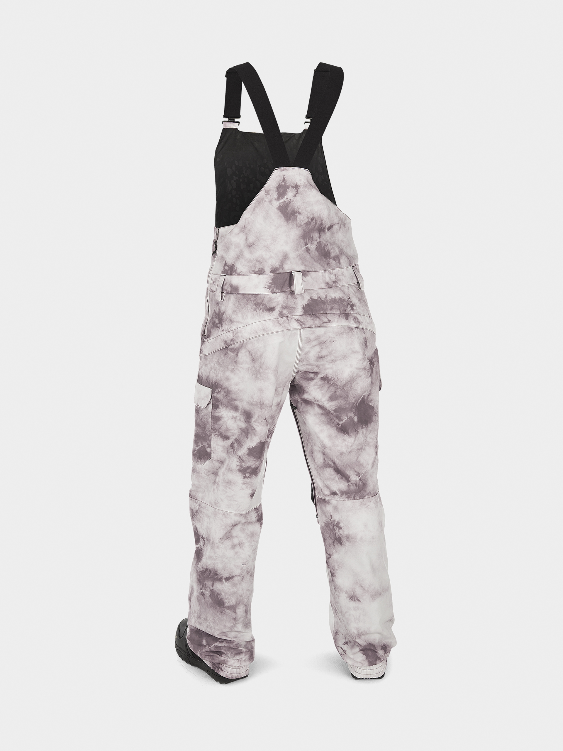 Női Volcom Creston 3Dstretch Bib Overall Loose Straight Snowboard nadrág (mojave tie dye)