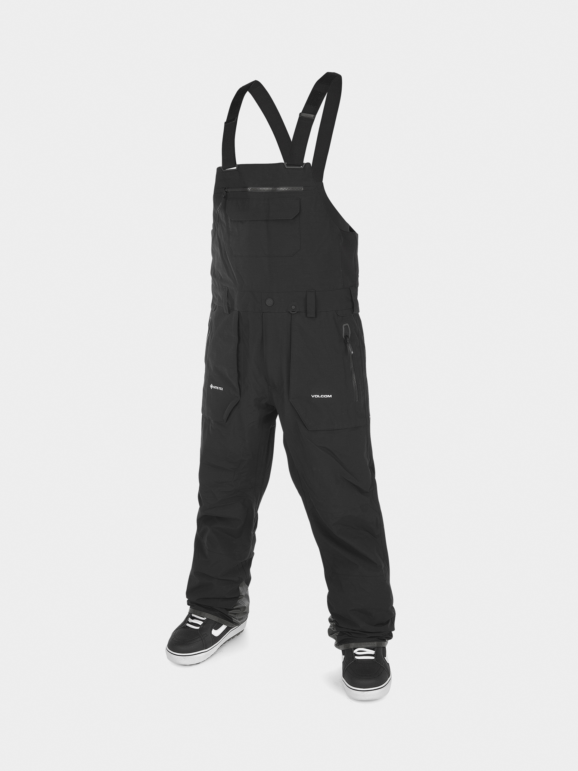 Férfi Volcom Rain Gore Tex Bib Overall Snowboard nadrág (black)