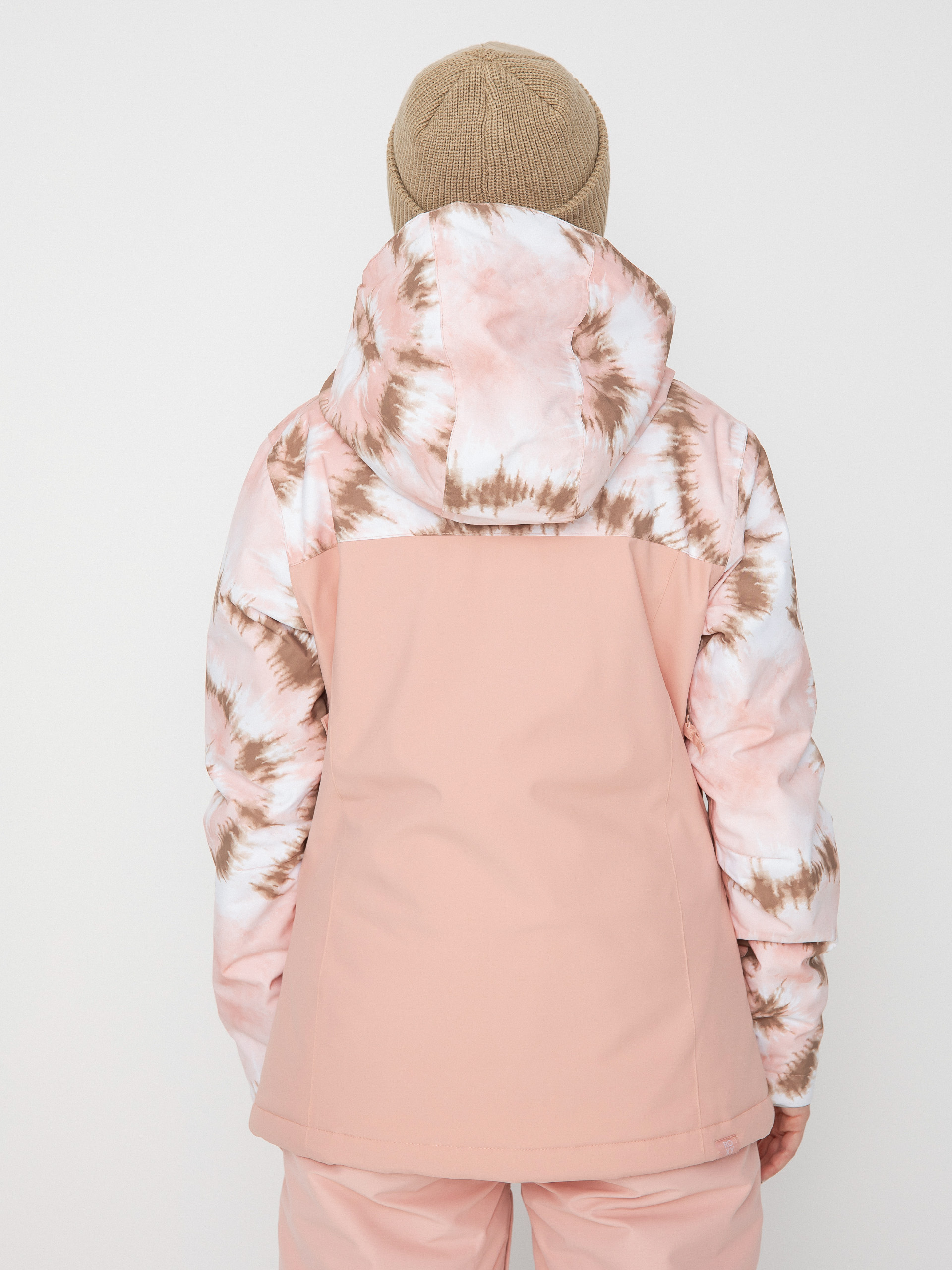 Női Roxy Galaxy Print Block Snowboard dzseki (woodsmoke swirl)