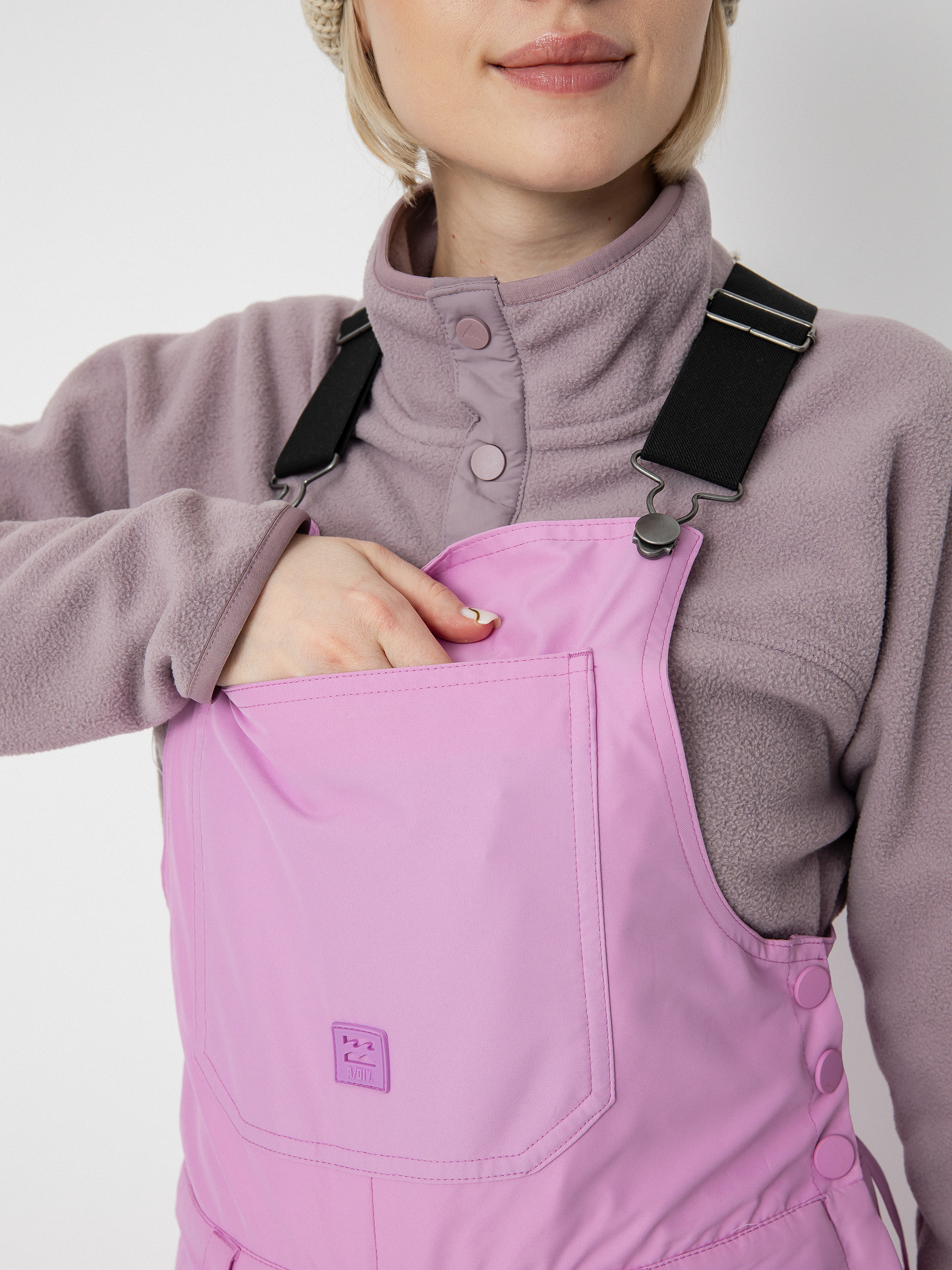 Női Billabong Adiv Riva Bib Snowboard nadrág (lavender field)