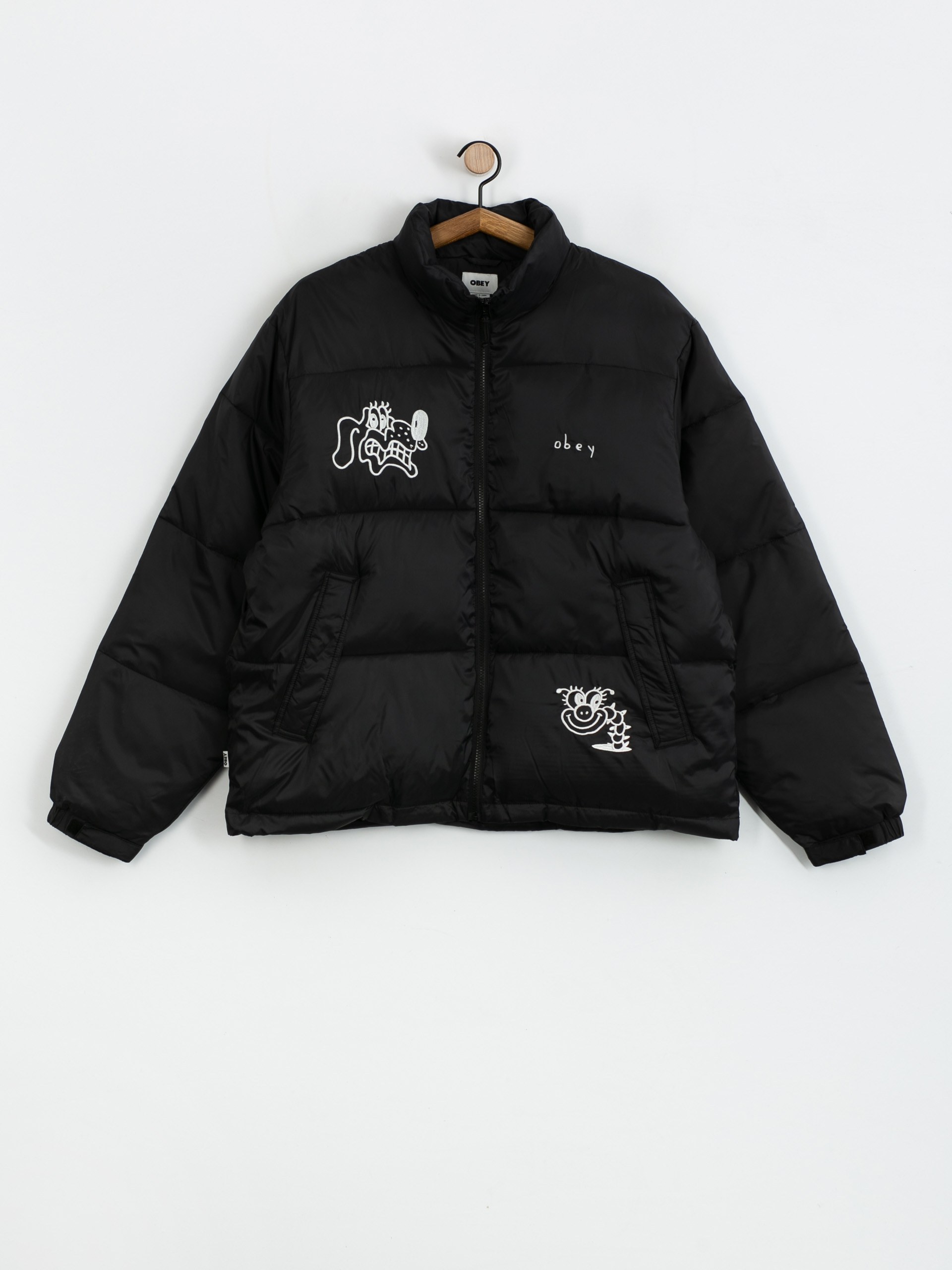 OBEY Headspace Puffer Dzseki (black)