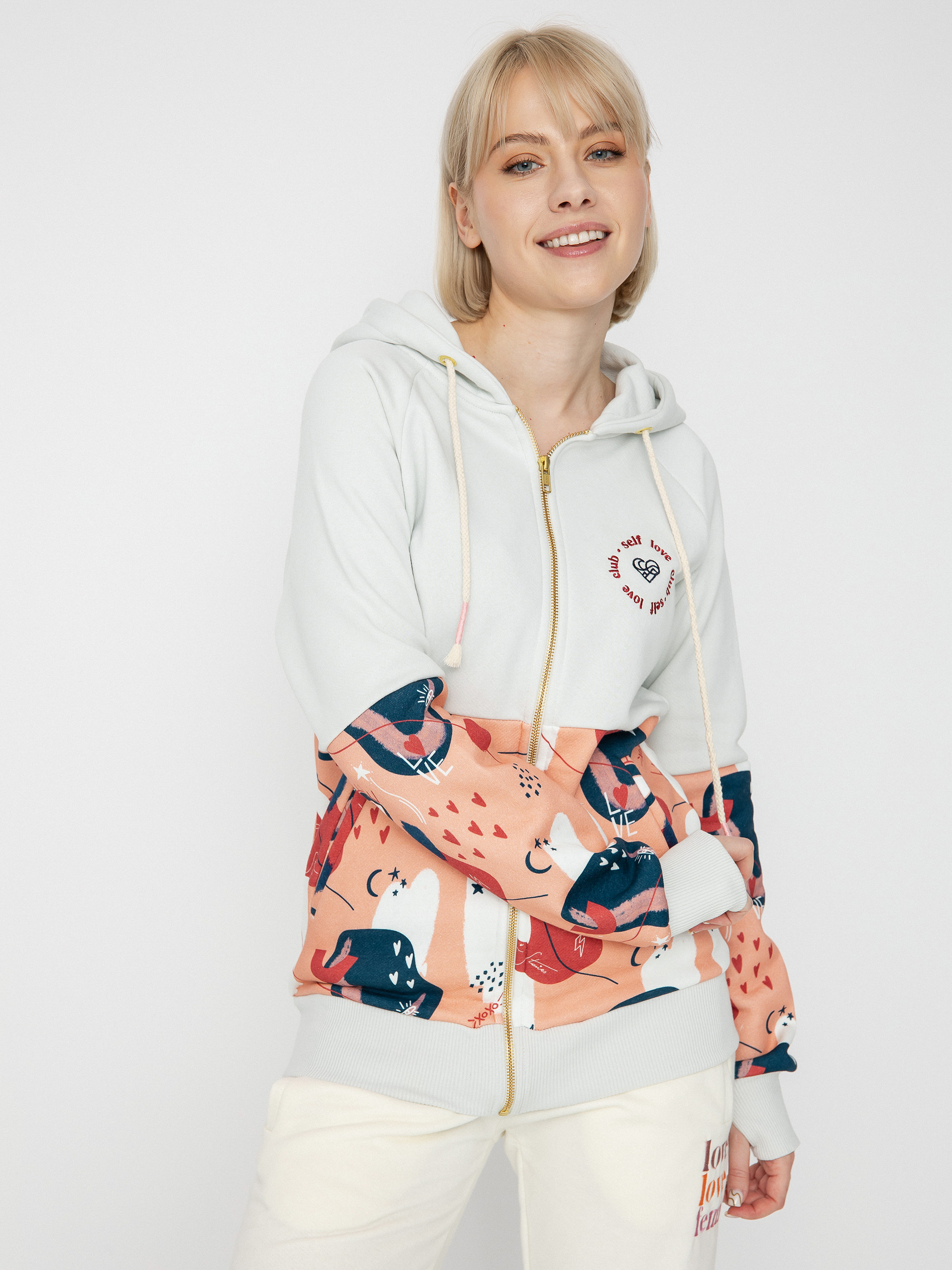 Femi Stories Tito ZHD Kapucnis pulóver Wmn (slc)