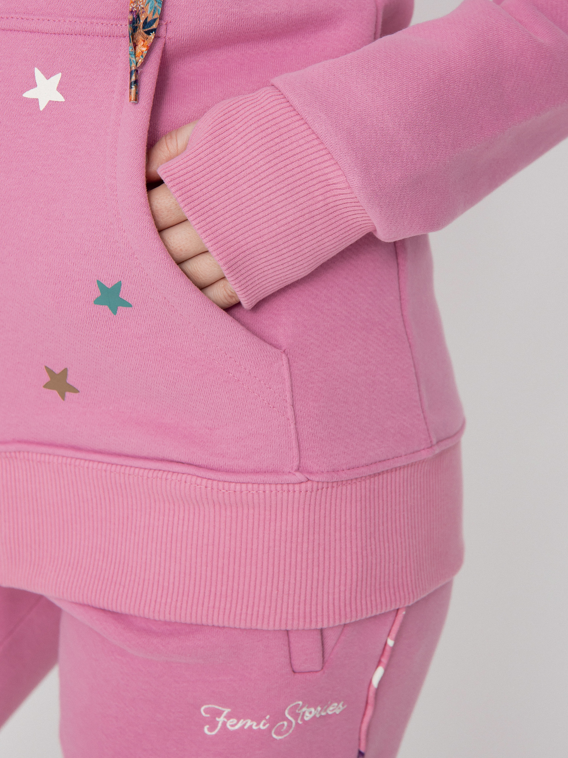 Femi Stories Kira ZHD Kapucnis pulóver Wmn (htr)