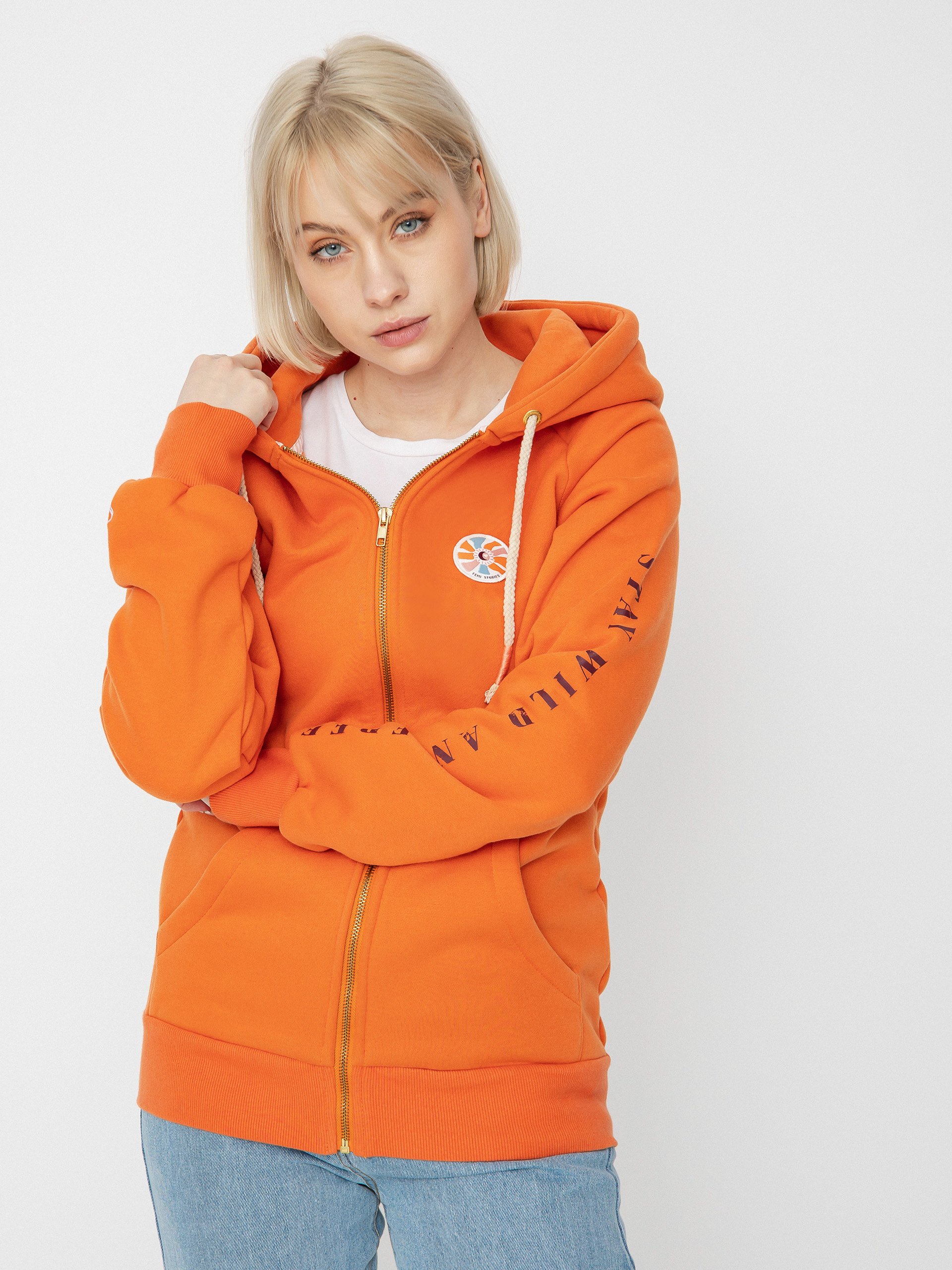 Femi Stories Andel ZHD Kapucnis pulóver Wmn (org)