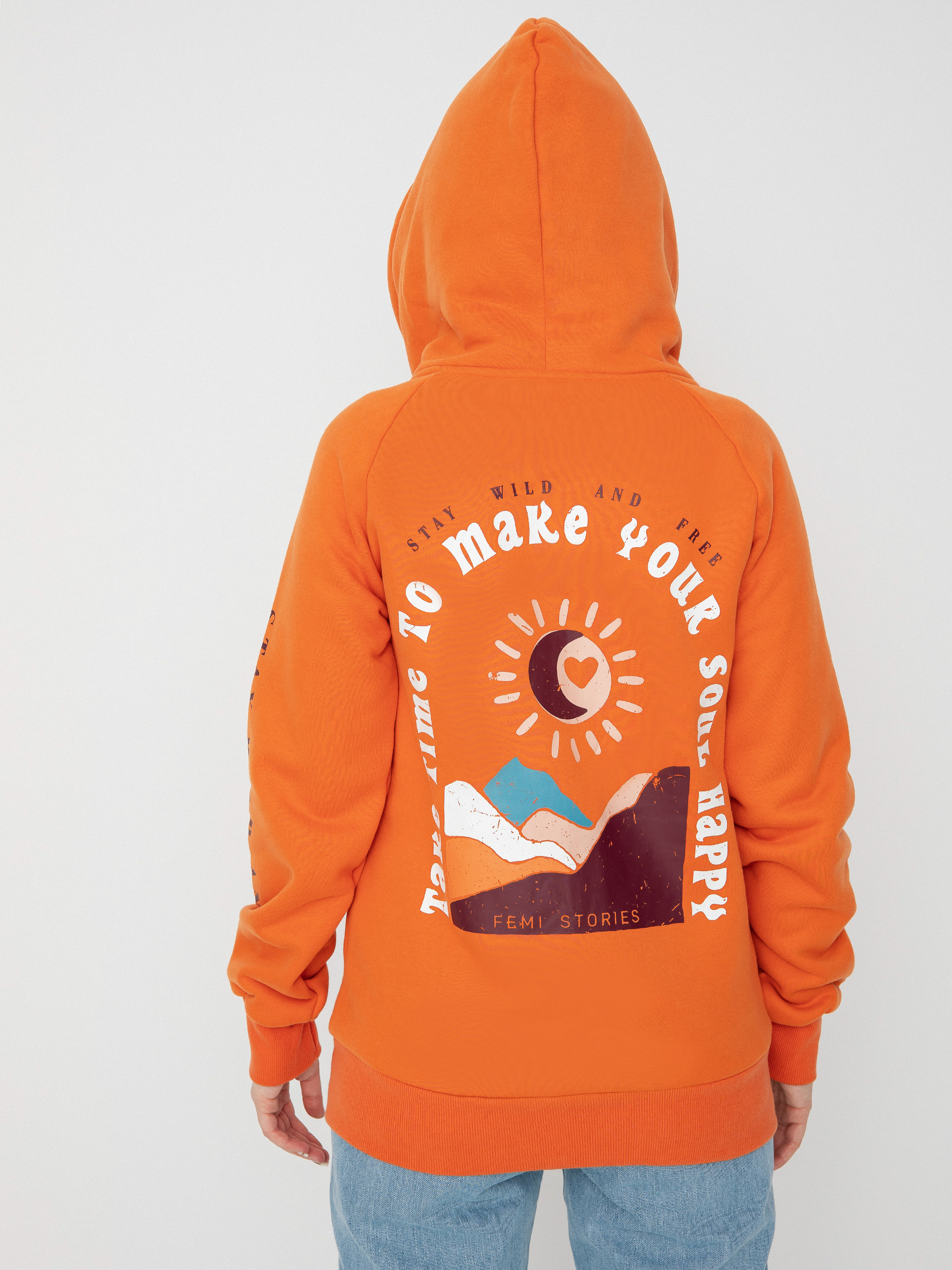 Femi Stories Andel ZHD Kapucnis pulóver Wmn (org)