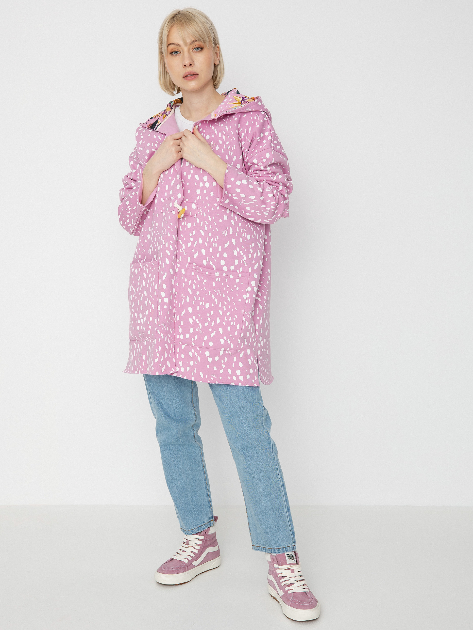 Femi Stories Lovin ZHD Kapucnis pulóver Wmn (pkd)