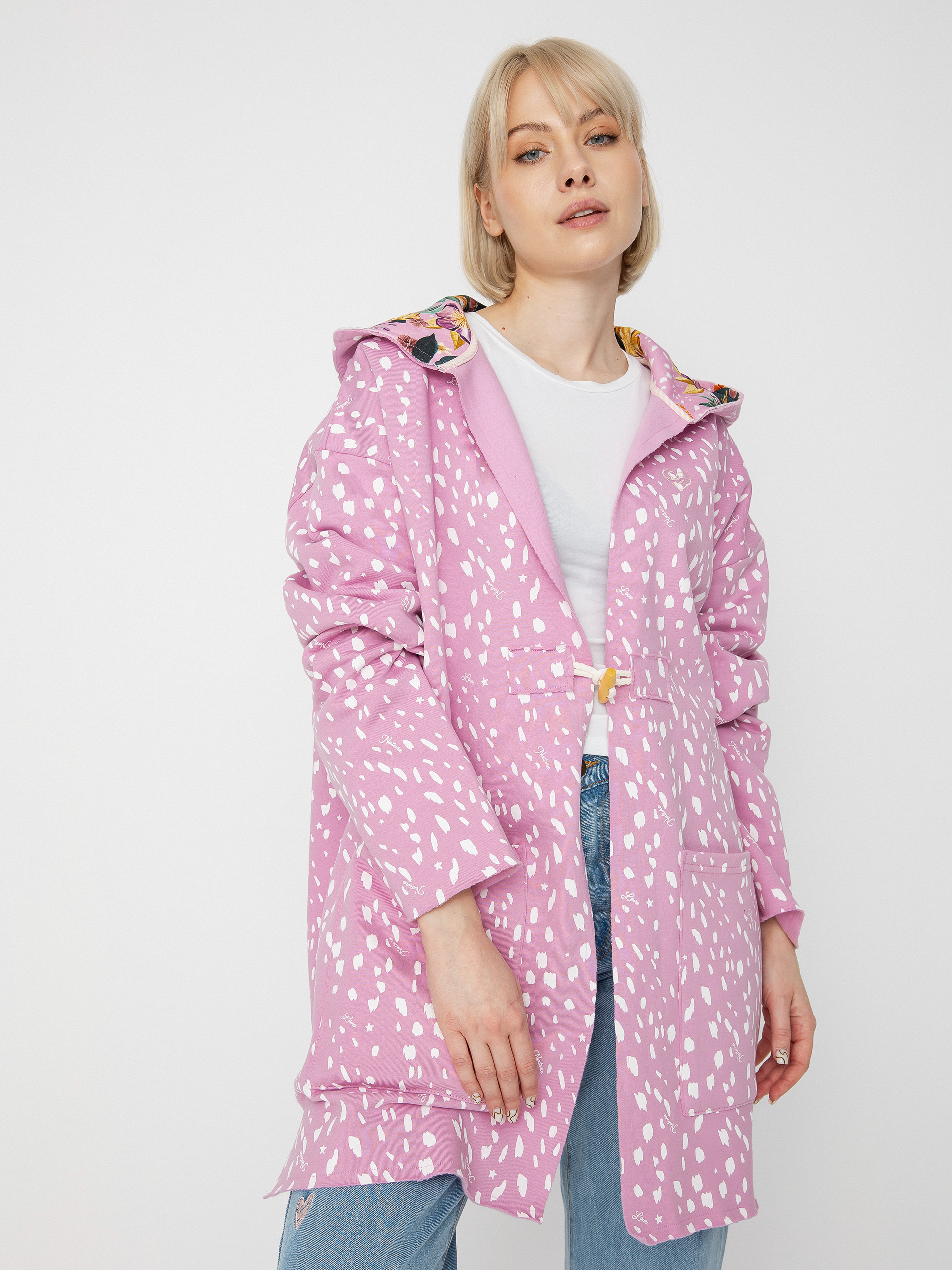 Femi Stories Lovin ZHD Kapucnis pulóver Wmn (pkd)