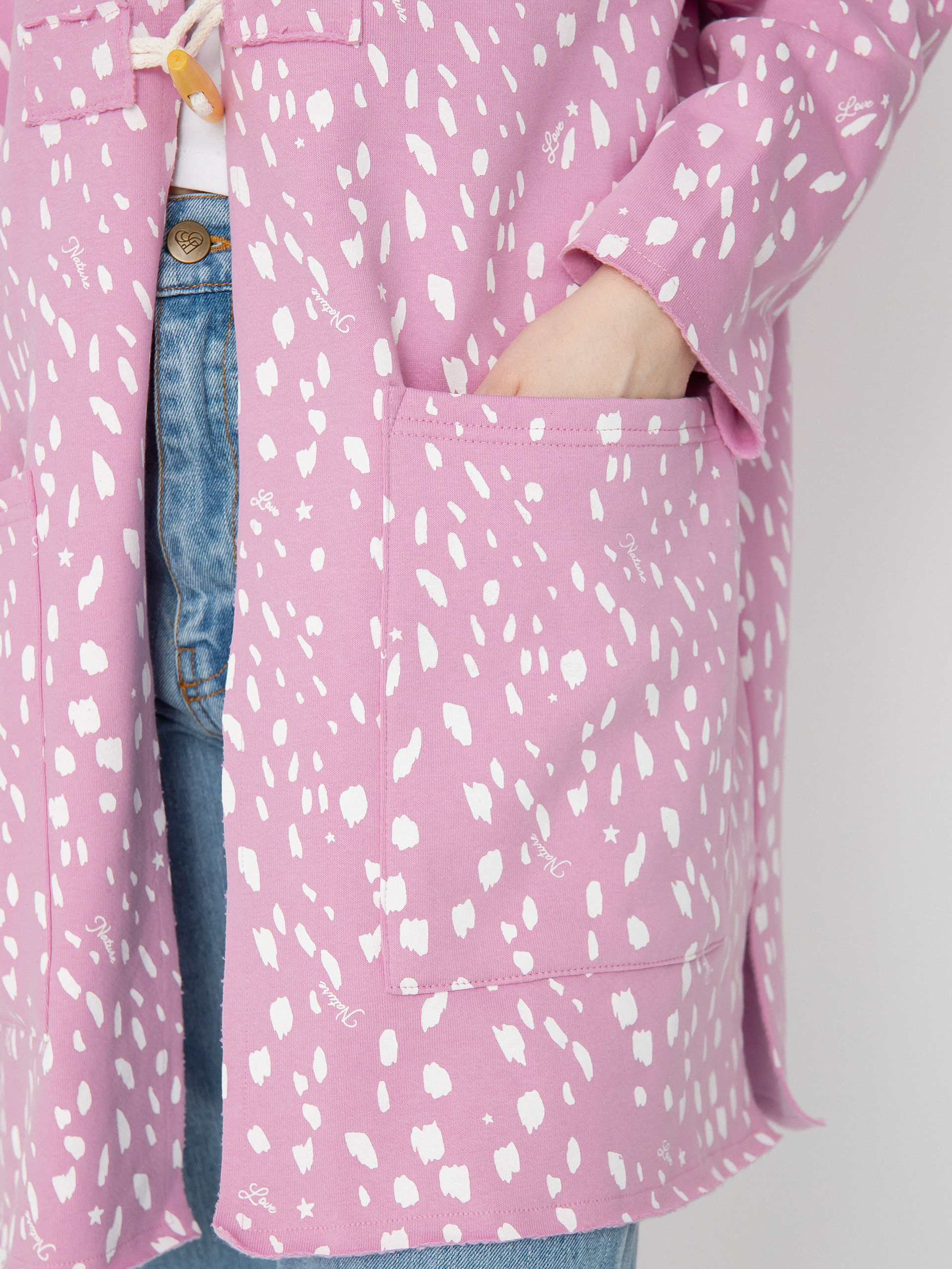 Femi Stories Lovin ZHD Kapucnis pulóver Wmn (pkd)