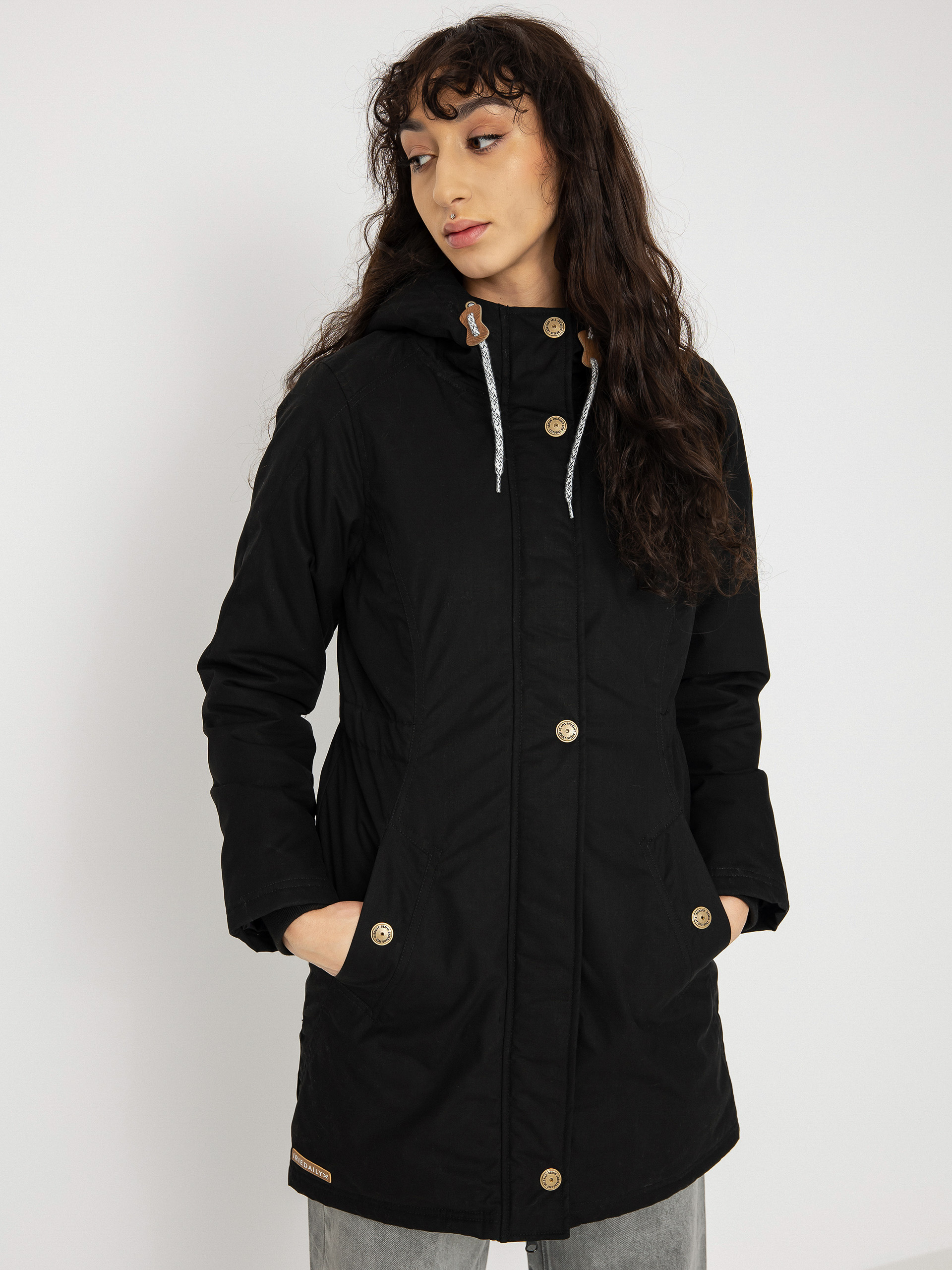 Iriedaily Holina Kabát Wmn (black)