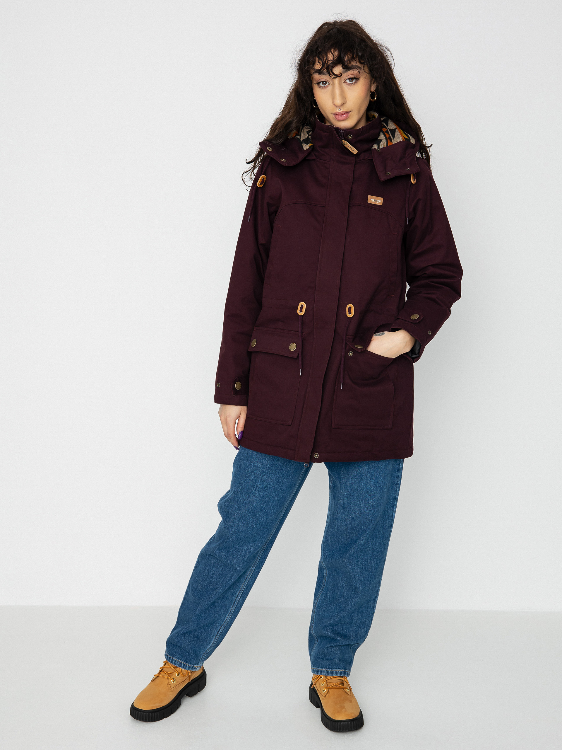 Iriedaily Koerte Sherpa Parka Dzseki Wmn (nightfall)