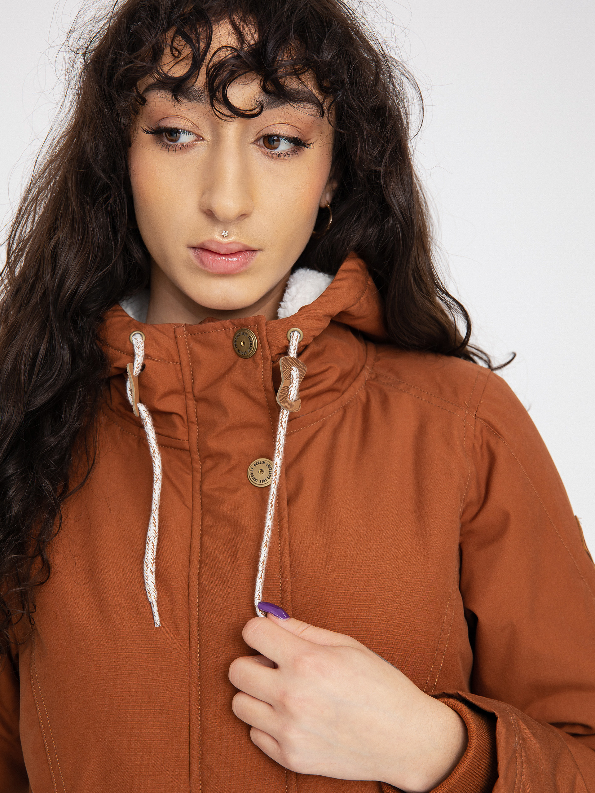 Iriedaily Holina Kabát Wmn (teak)