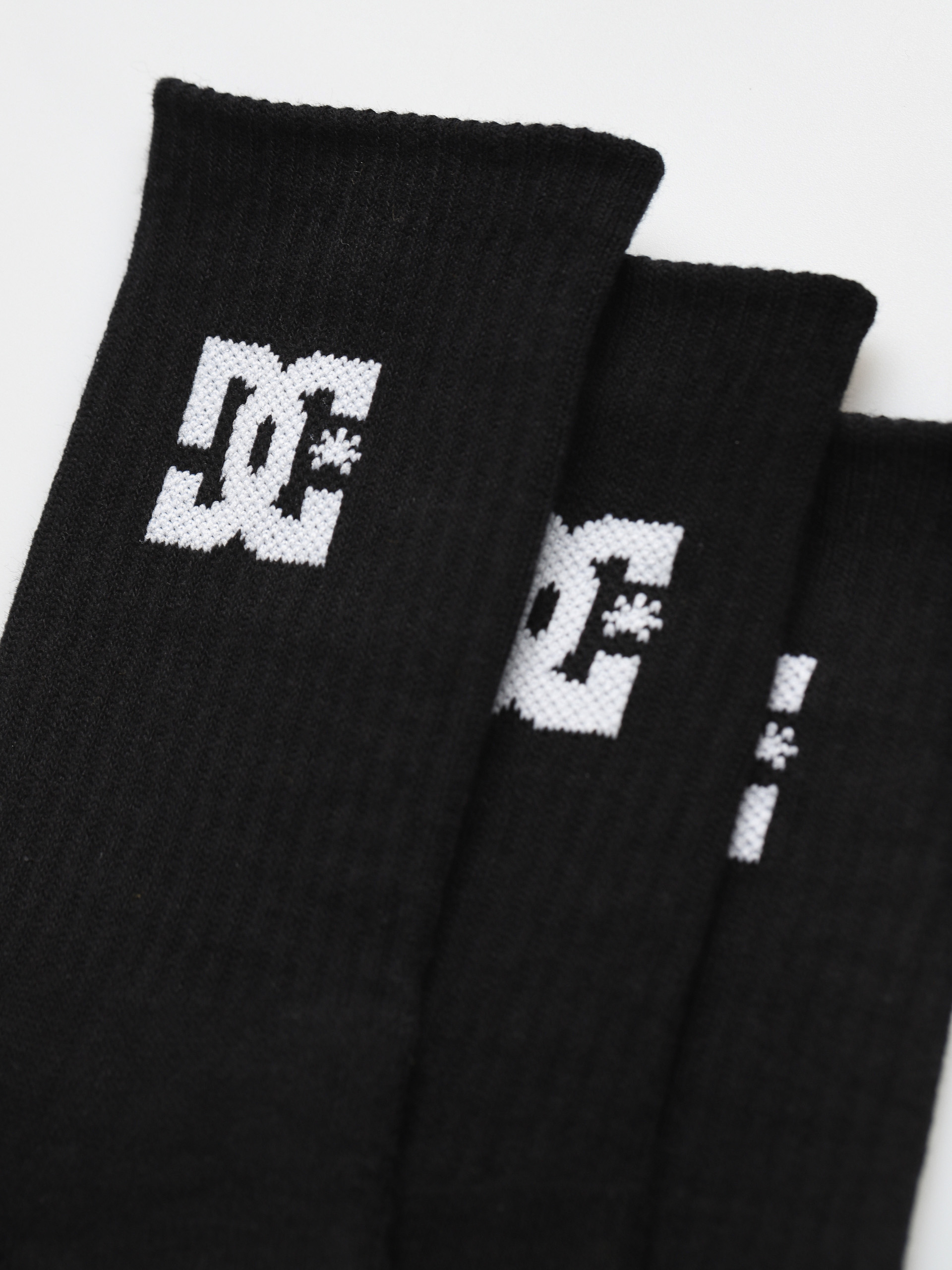 DC Spp Crew 3Pk Zokni (black)