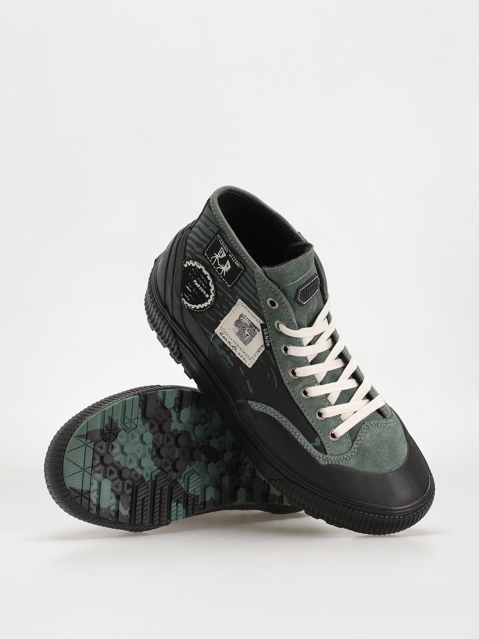 Vans X Former Destruct Mid MTE 1 Cipők (former green)
