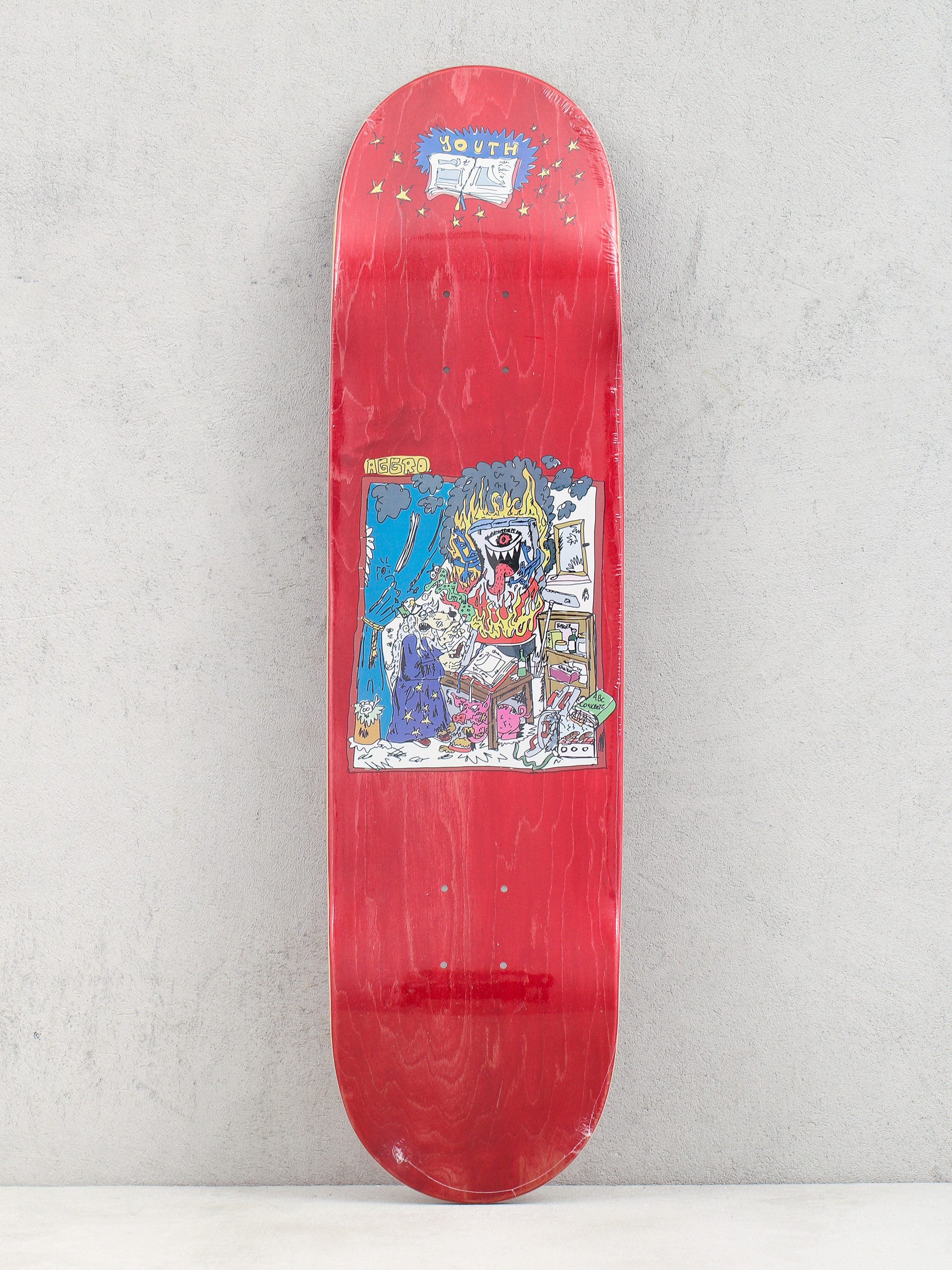 Youth Skateboards Wizard Gördeszka lap (red)