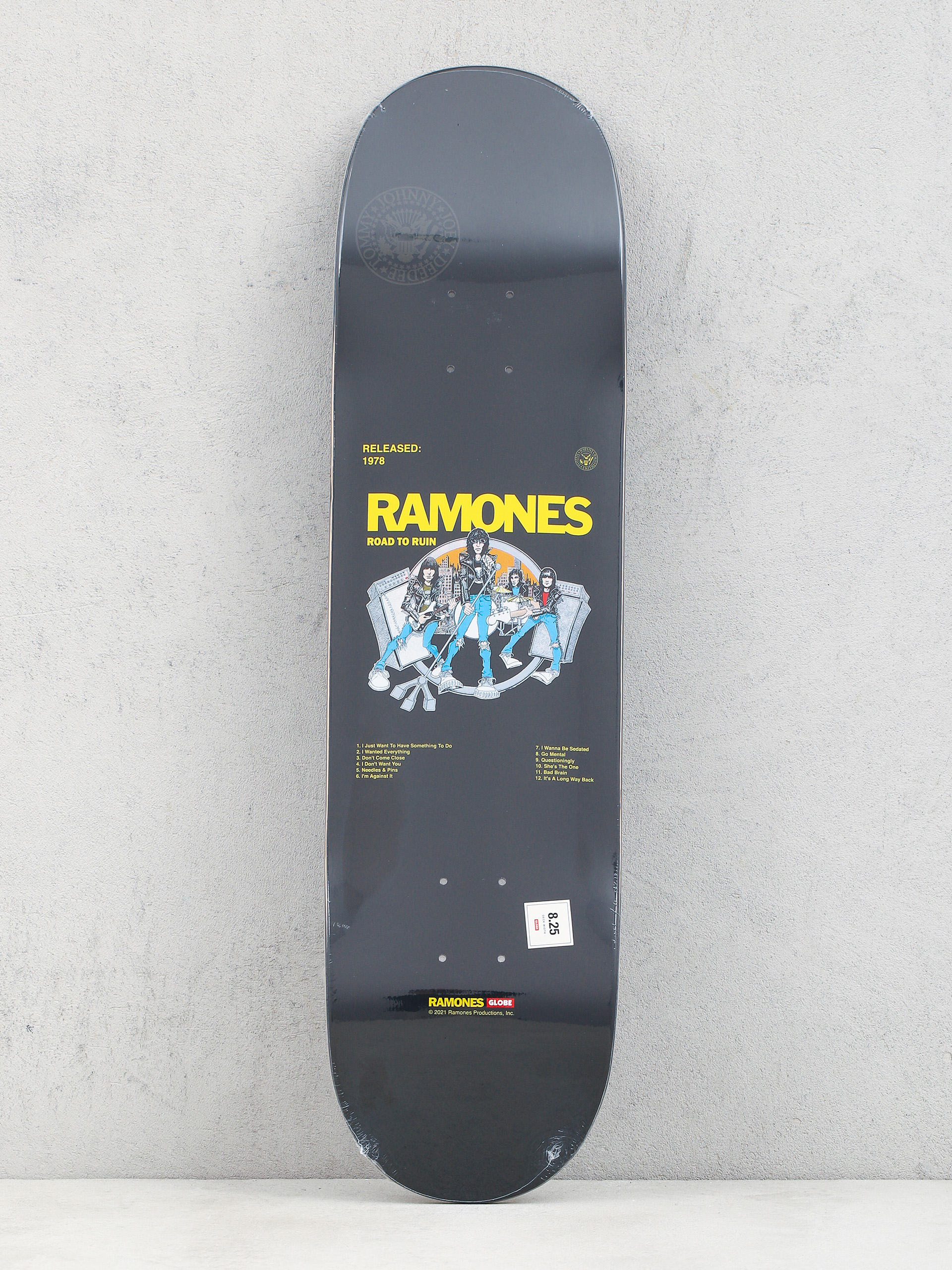 Globe G2 Ramones Gördeszka lap (road to ruin)