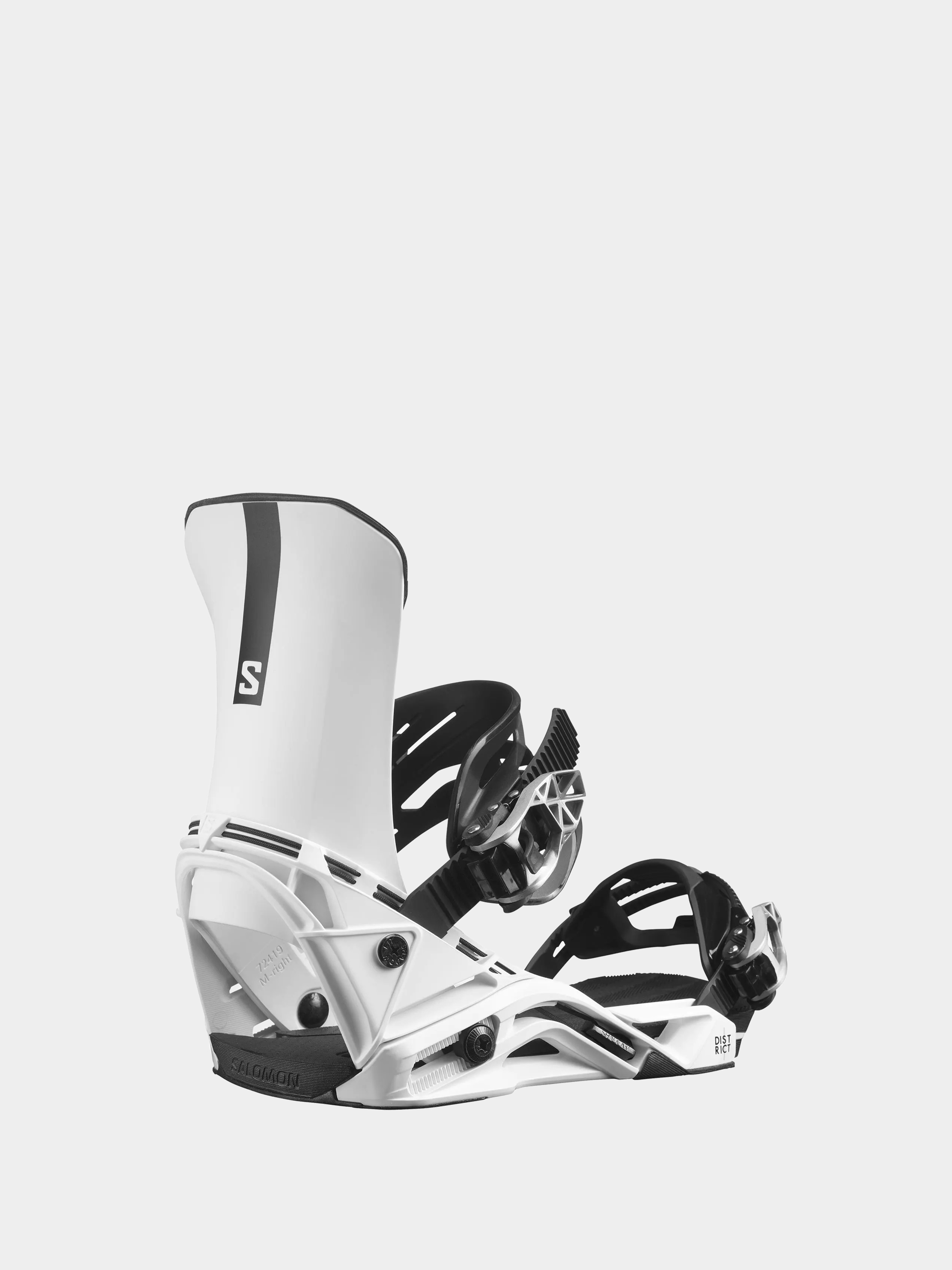 Férfi Salomon District Snowboard kötés (white)