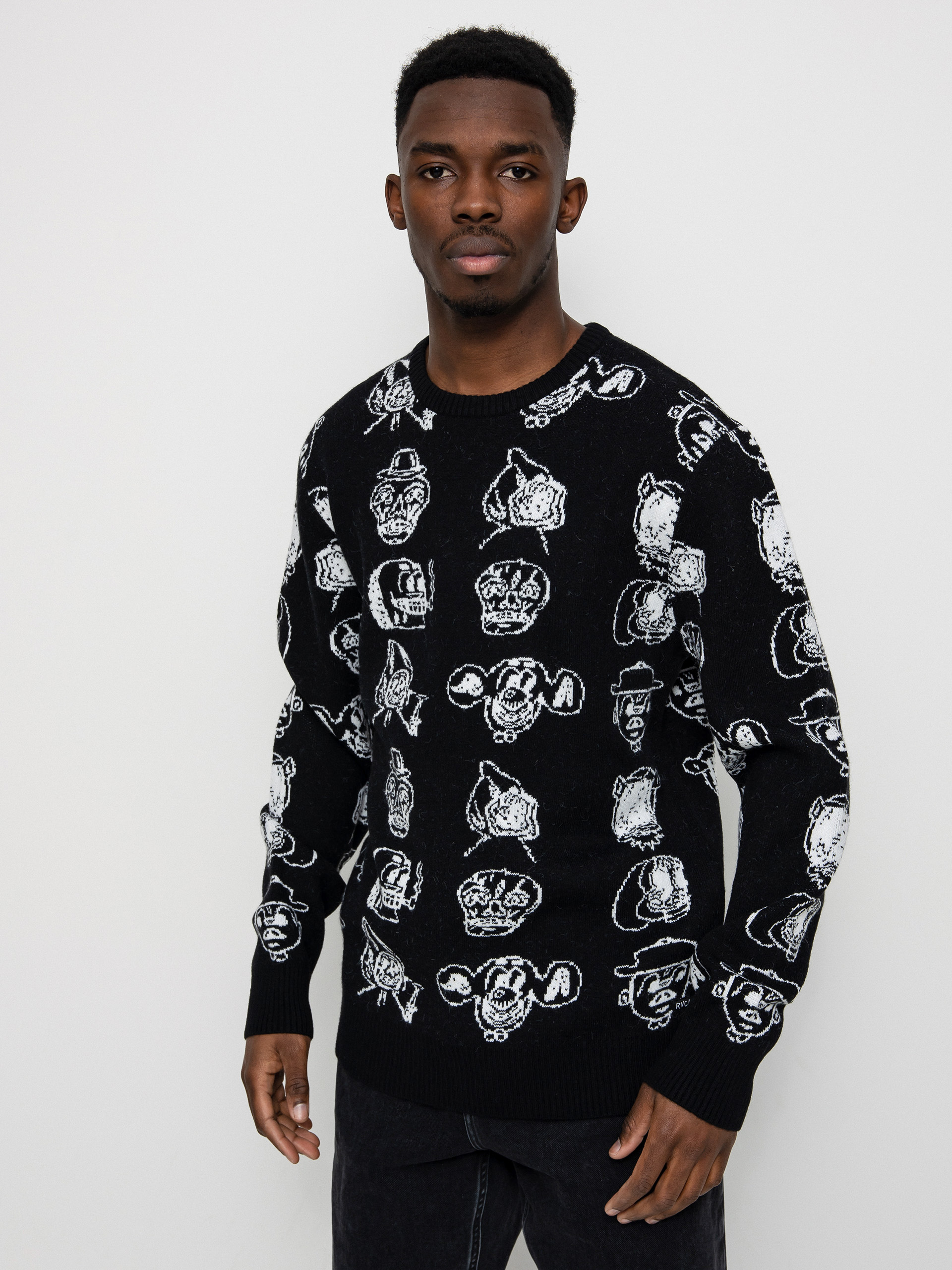 RVCA Dmote Pulóver (black)