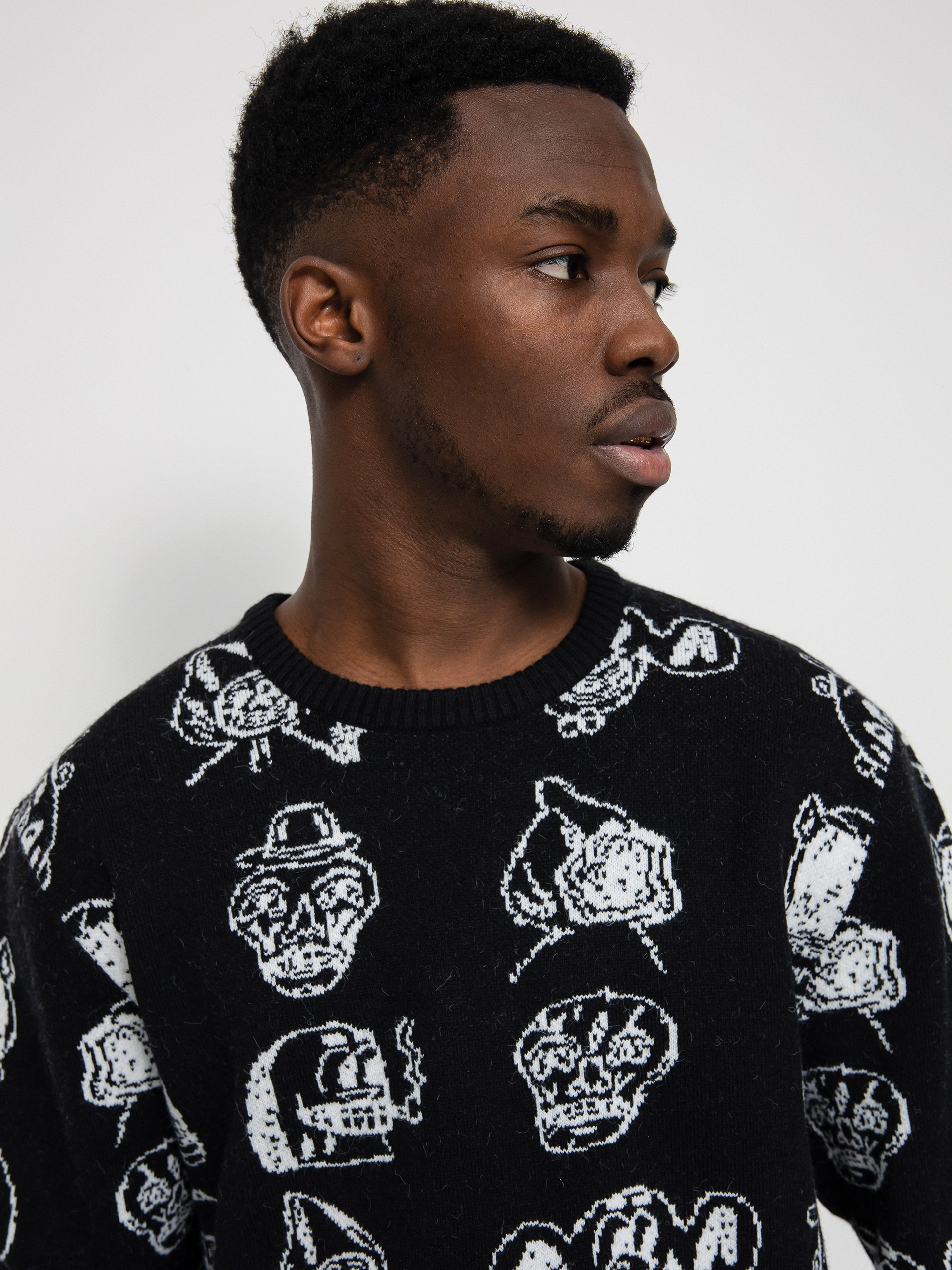 RVCA Dmote Pulóver (black)