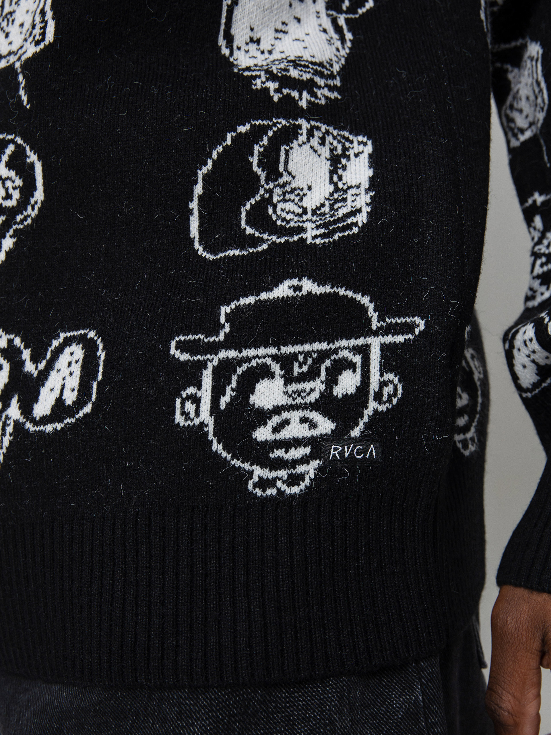 RVCA Dmote Pulóver (black)