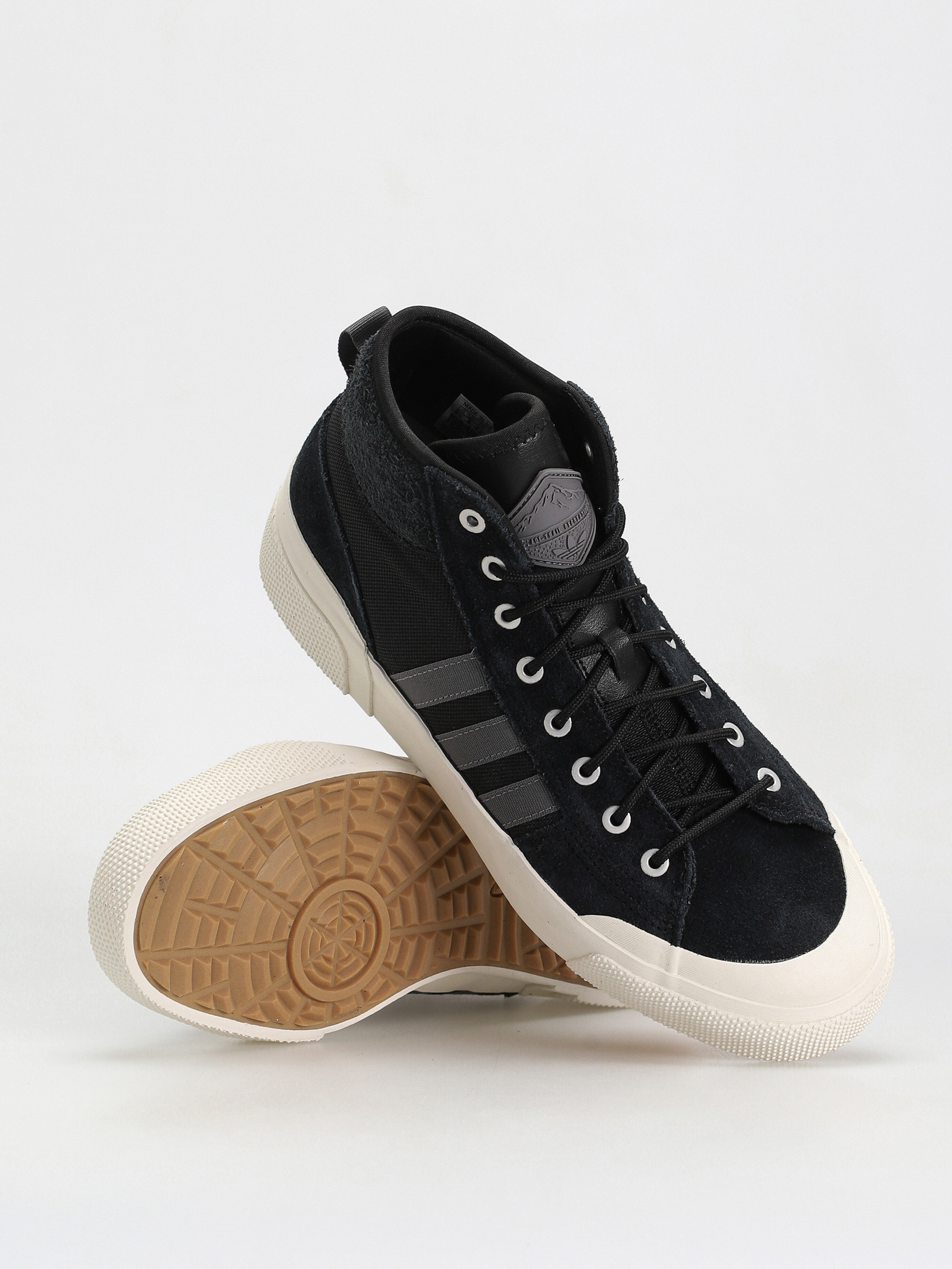 adidas Originals Nizza Hi Rf Atr Cipők (cblack/cwhite/grefiv)