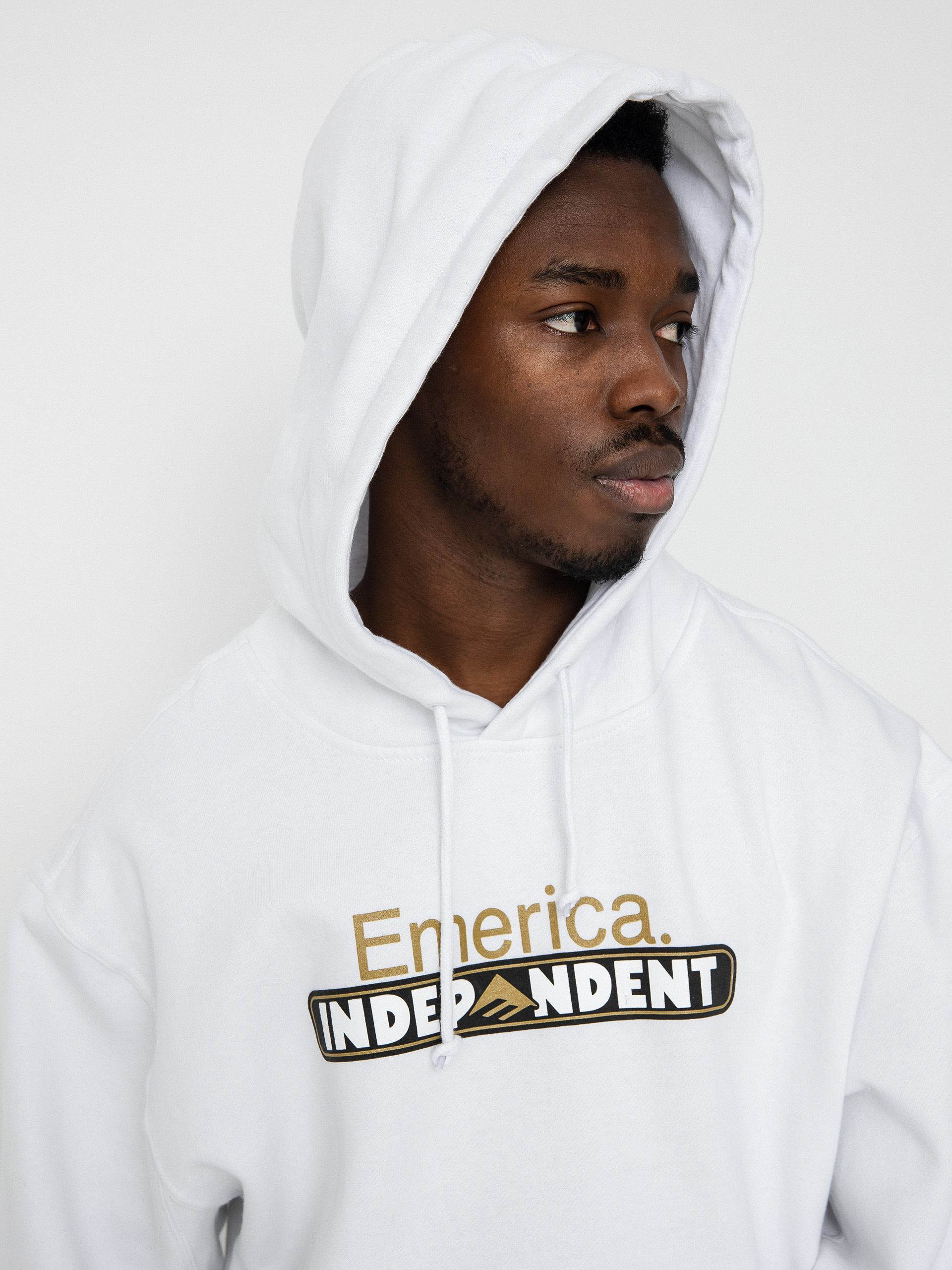 Emerica X Indy Bar HD Kapucnis pulóver (white)