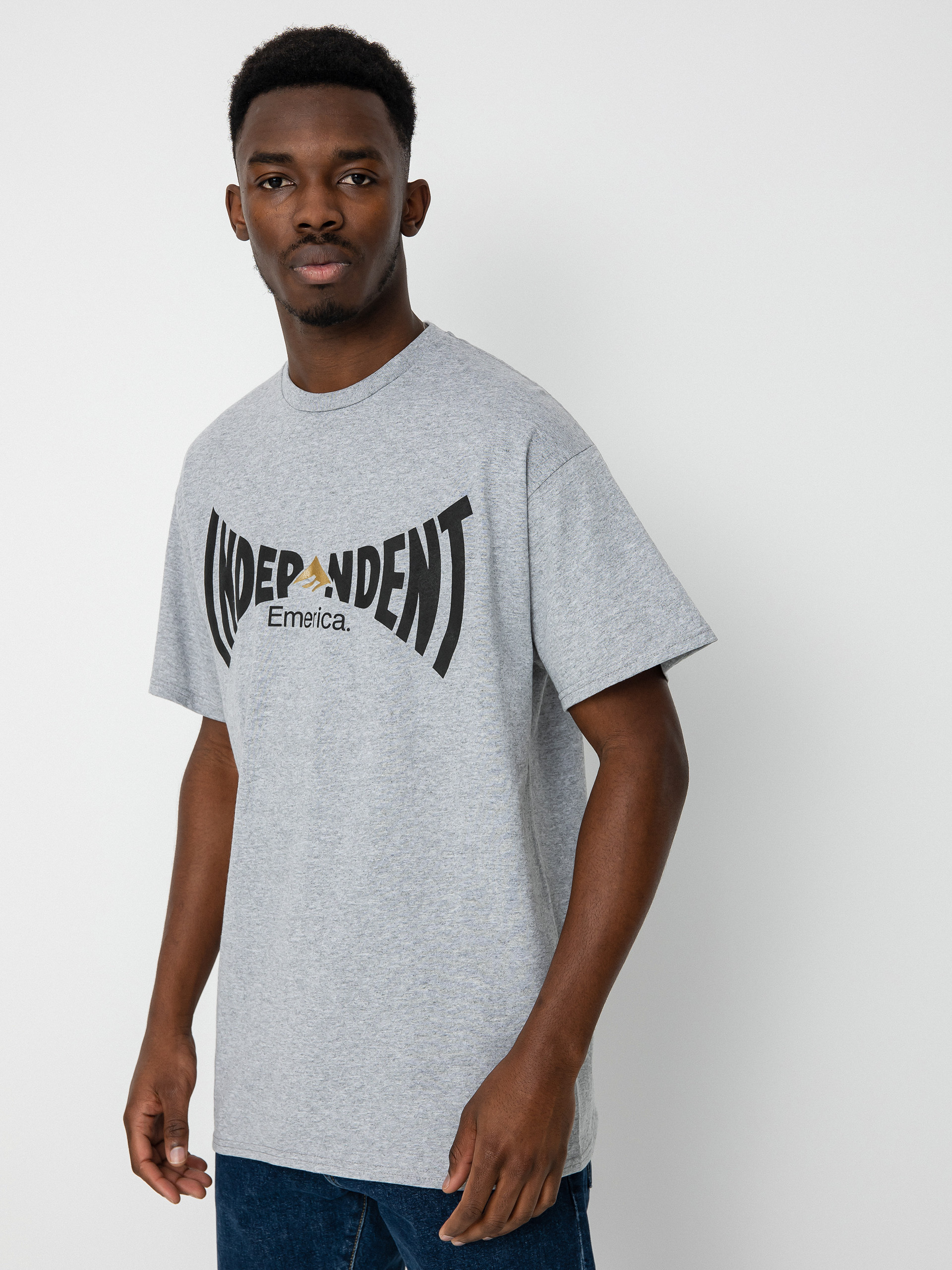 Emerica X Indy Span póló (grey/heather)
