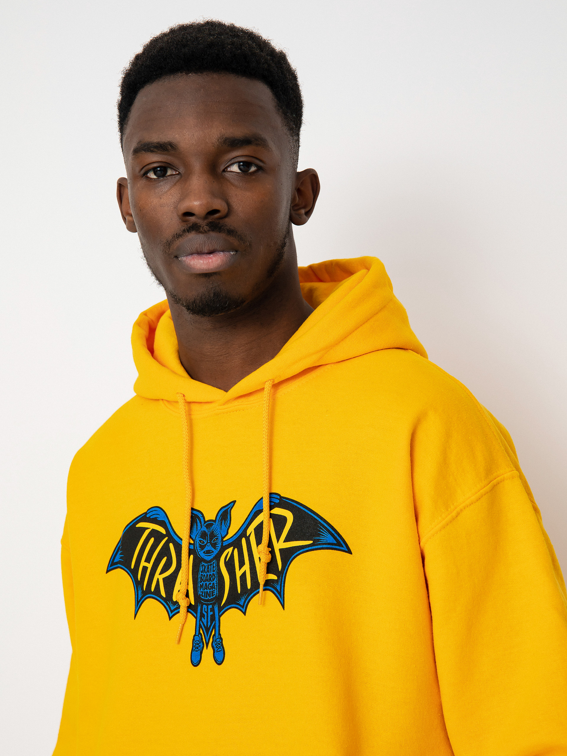 Thrasher Bat HD Kapucnis pulóver (gold)