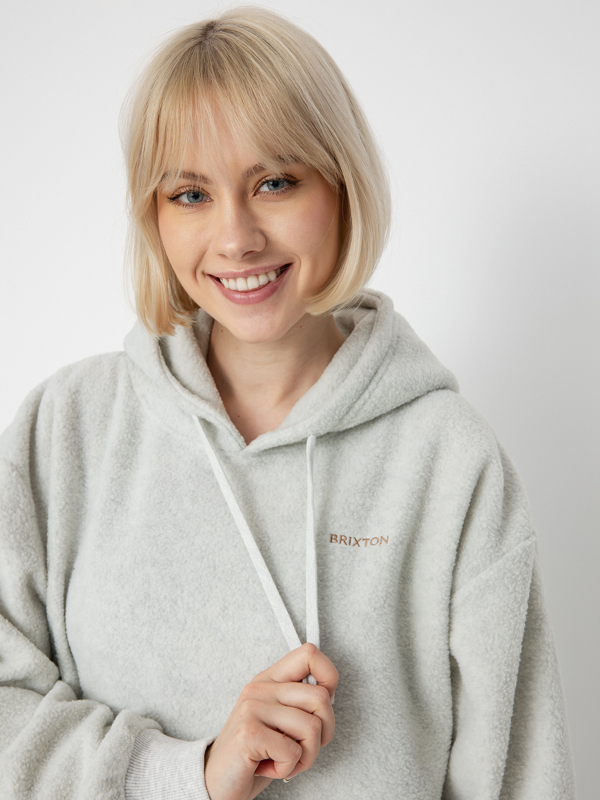 Brixton Weekender Blanketie HD Kapucnis pulóver Wmn (beige heather)