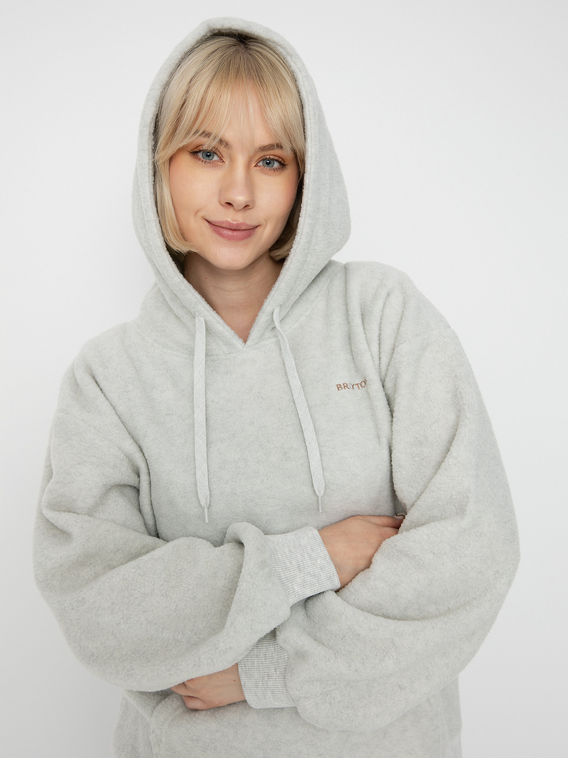 Brixton Weekender Blanketie HD Kapucnis pulóver Wmn (beige heather)