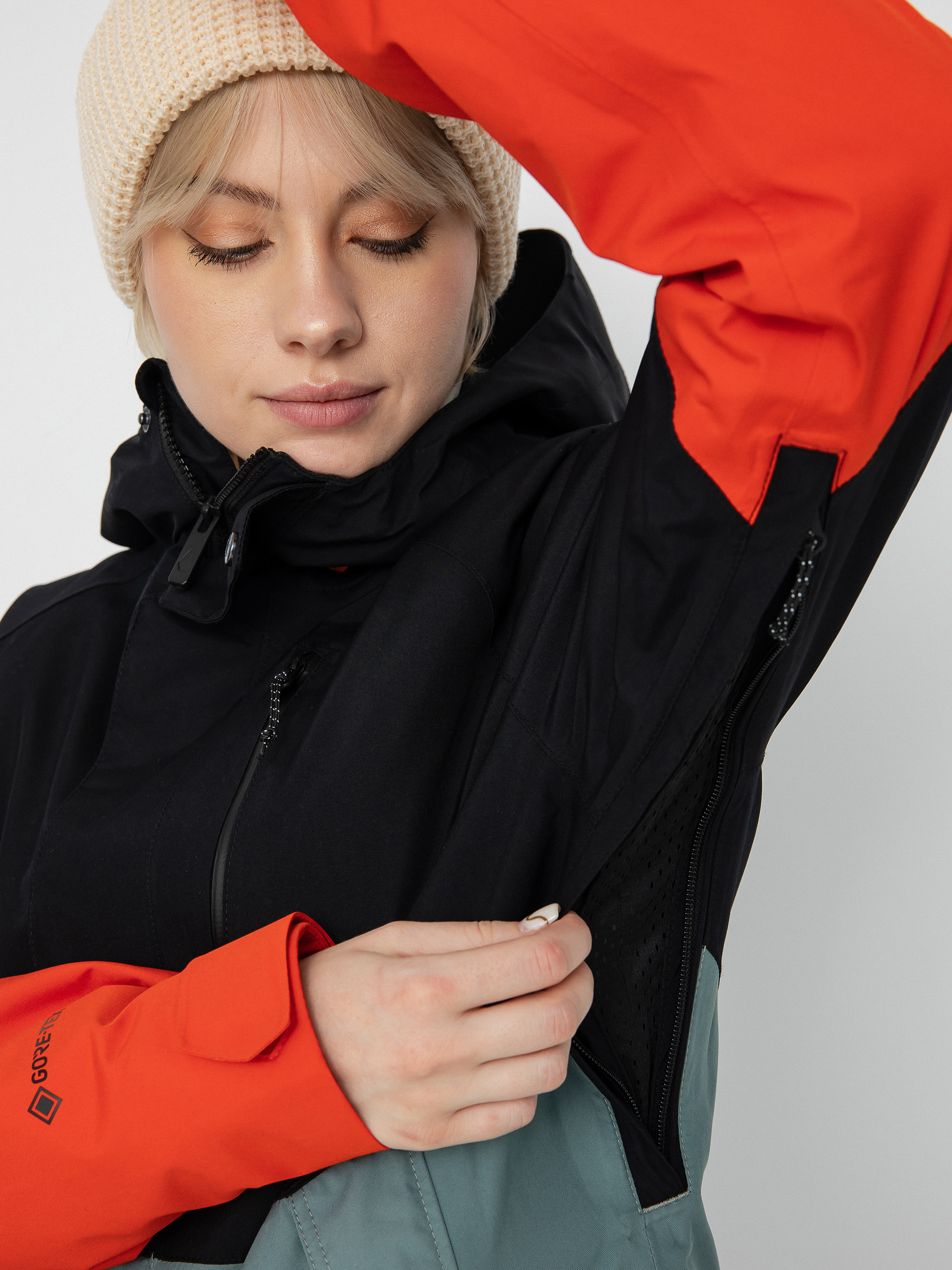 Női Volcom Aris Ins Gore Snowboard dzseki (green ash)