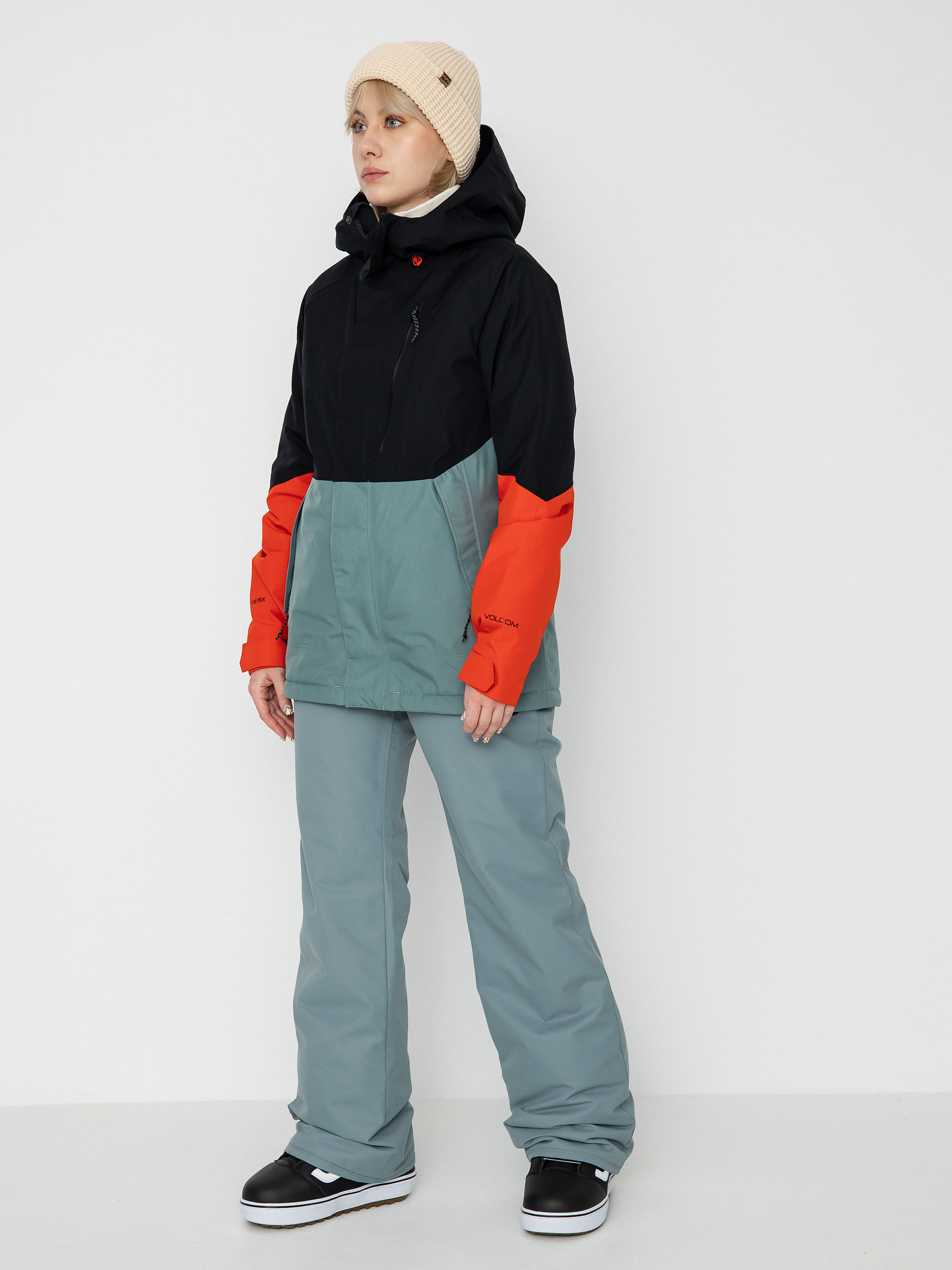 Női Volcom Aris Ins Gore Snowboard dzseki (green ash)