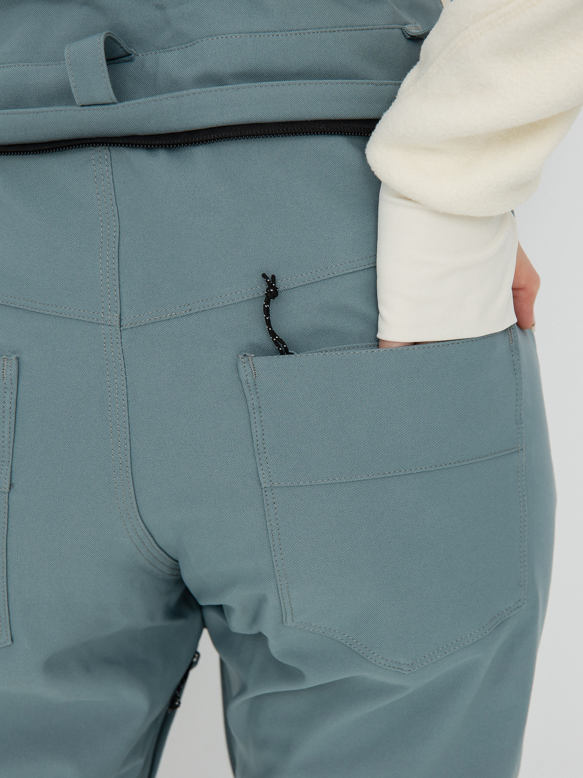 Női Volcom Swift Bib Overall Snowboard nadrág (green ash)