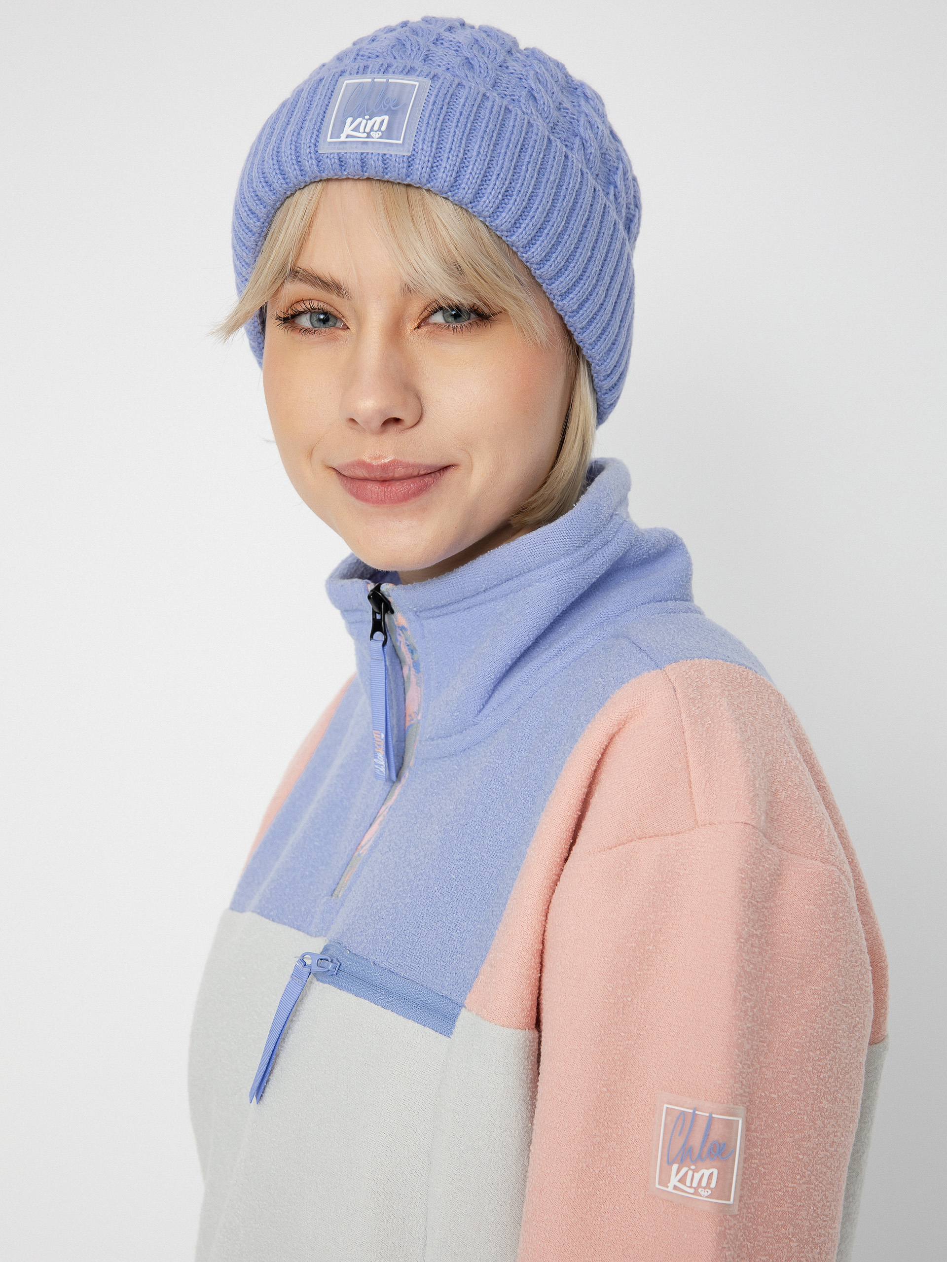 Női Roxy Chloe Kim Layer Polár pulóver (heather grey)