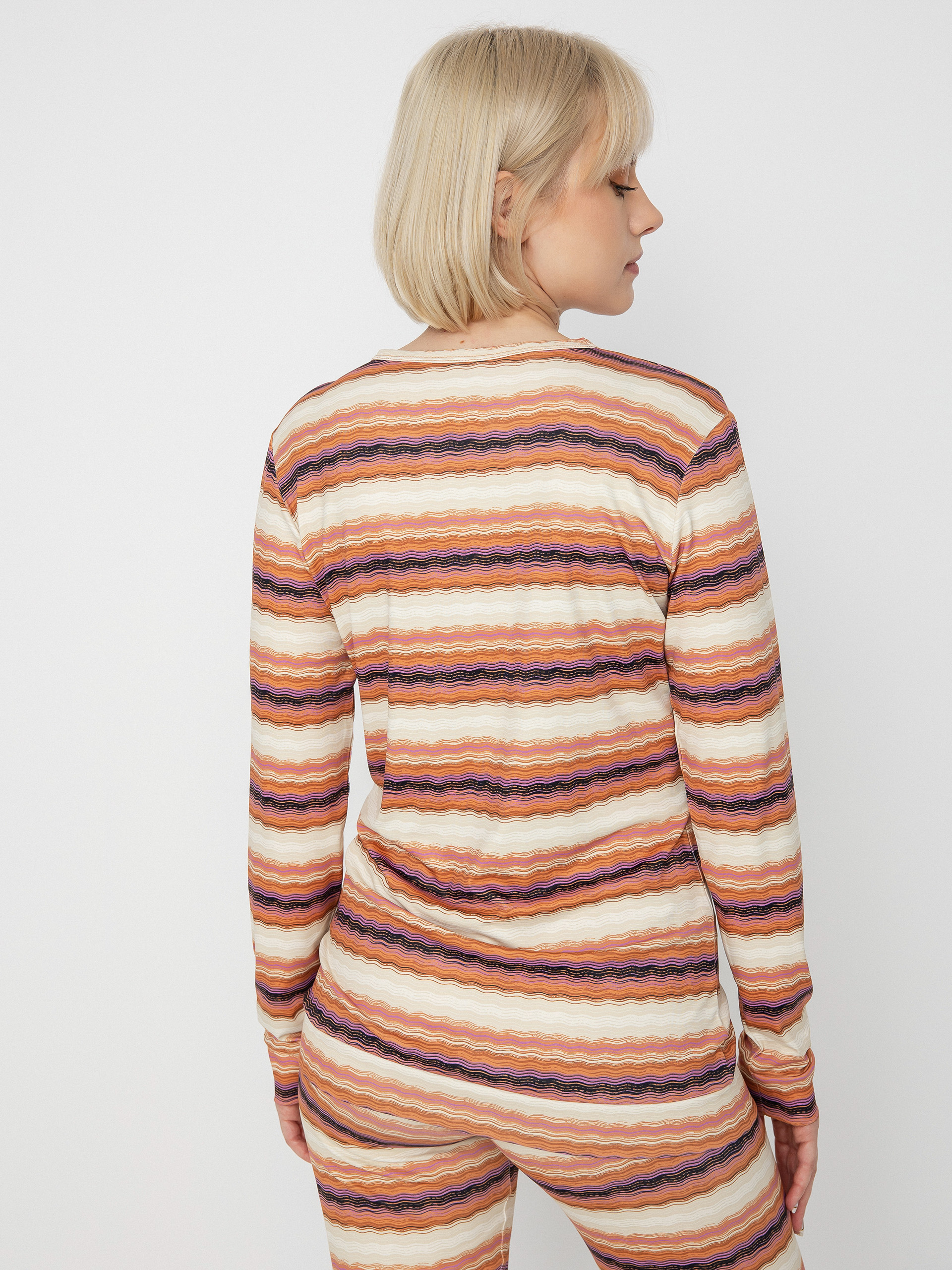 Női Billabong Warm Up Tech Hosszú ujjú thermo felső (adobe)