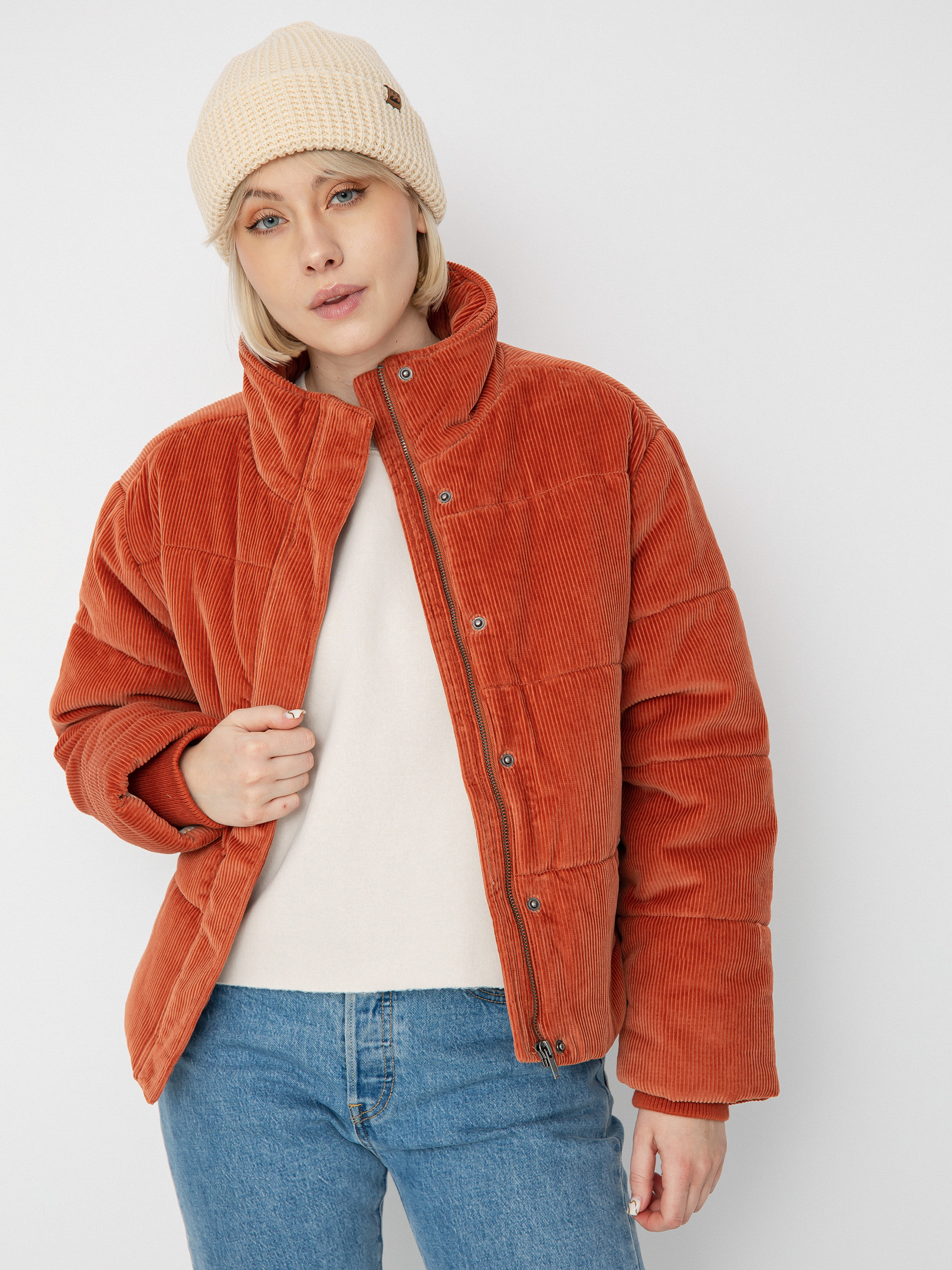 RVCA Eezeh Puffer Dzseki Wmn (cinnamon)