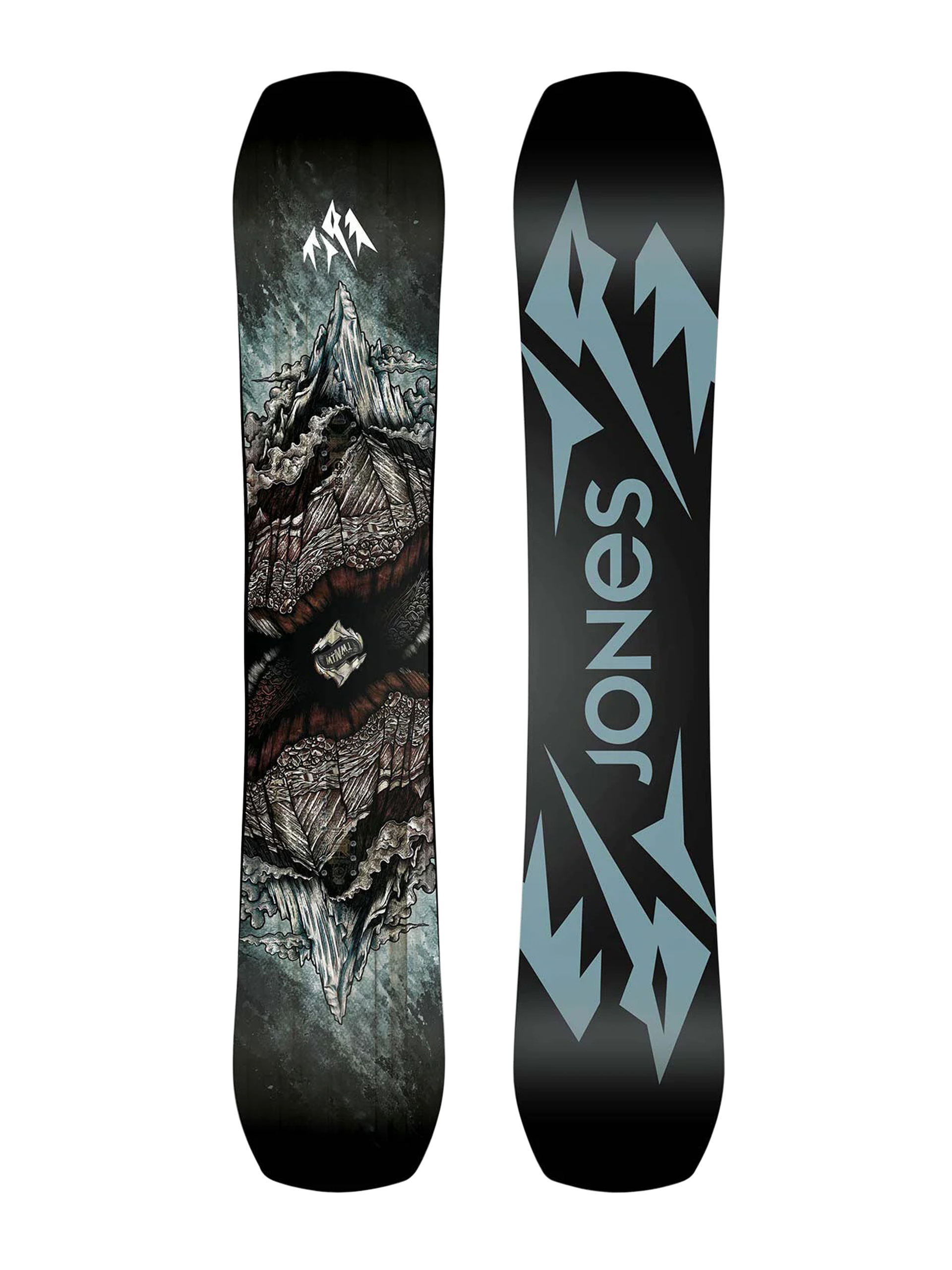 Férfi Jones Snowboards Mountain Twin Snowboard (black/blue)