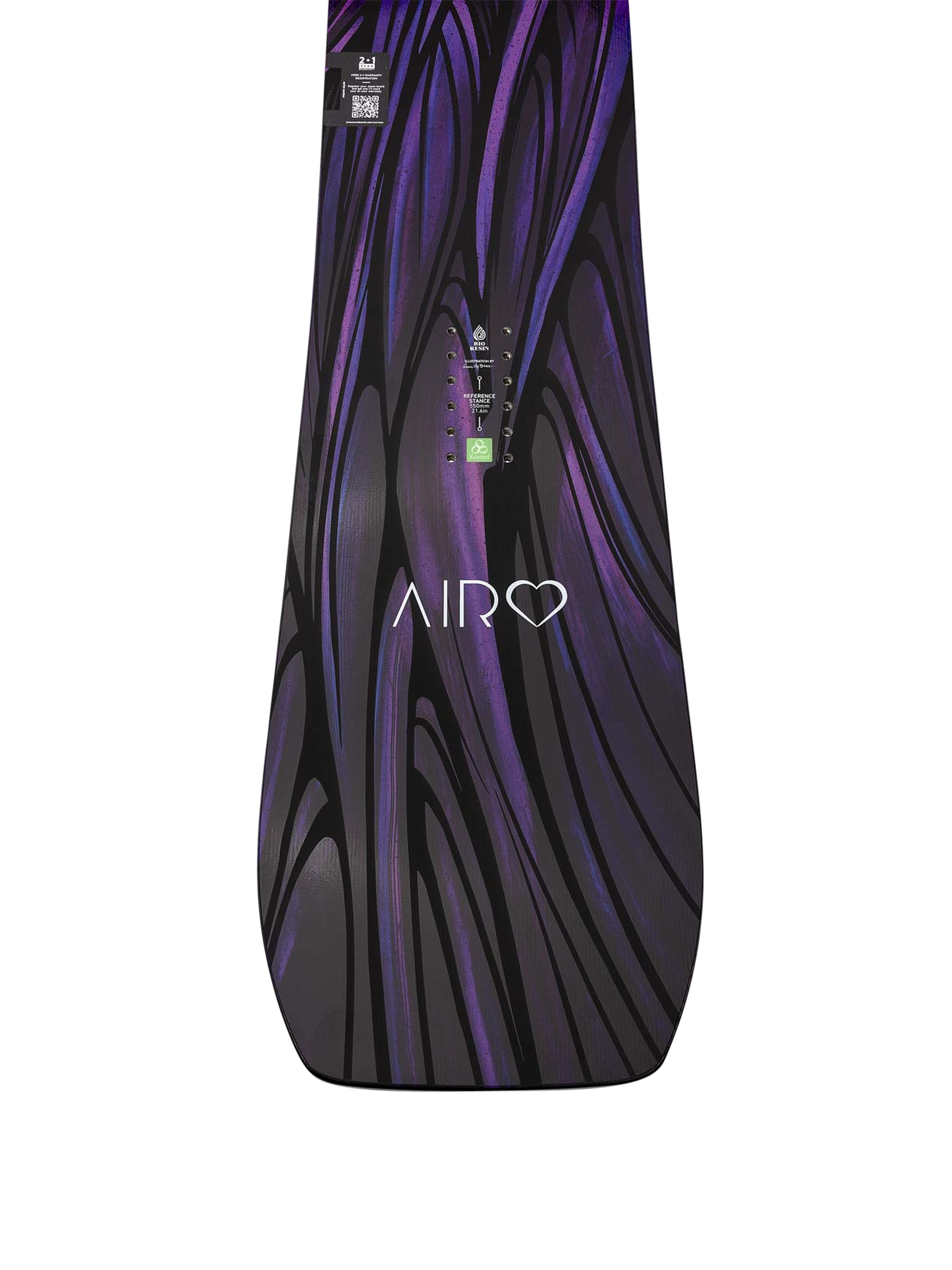 Női Jones Snowboards Airheart 2.0 Snowboard (white/black)