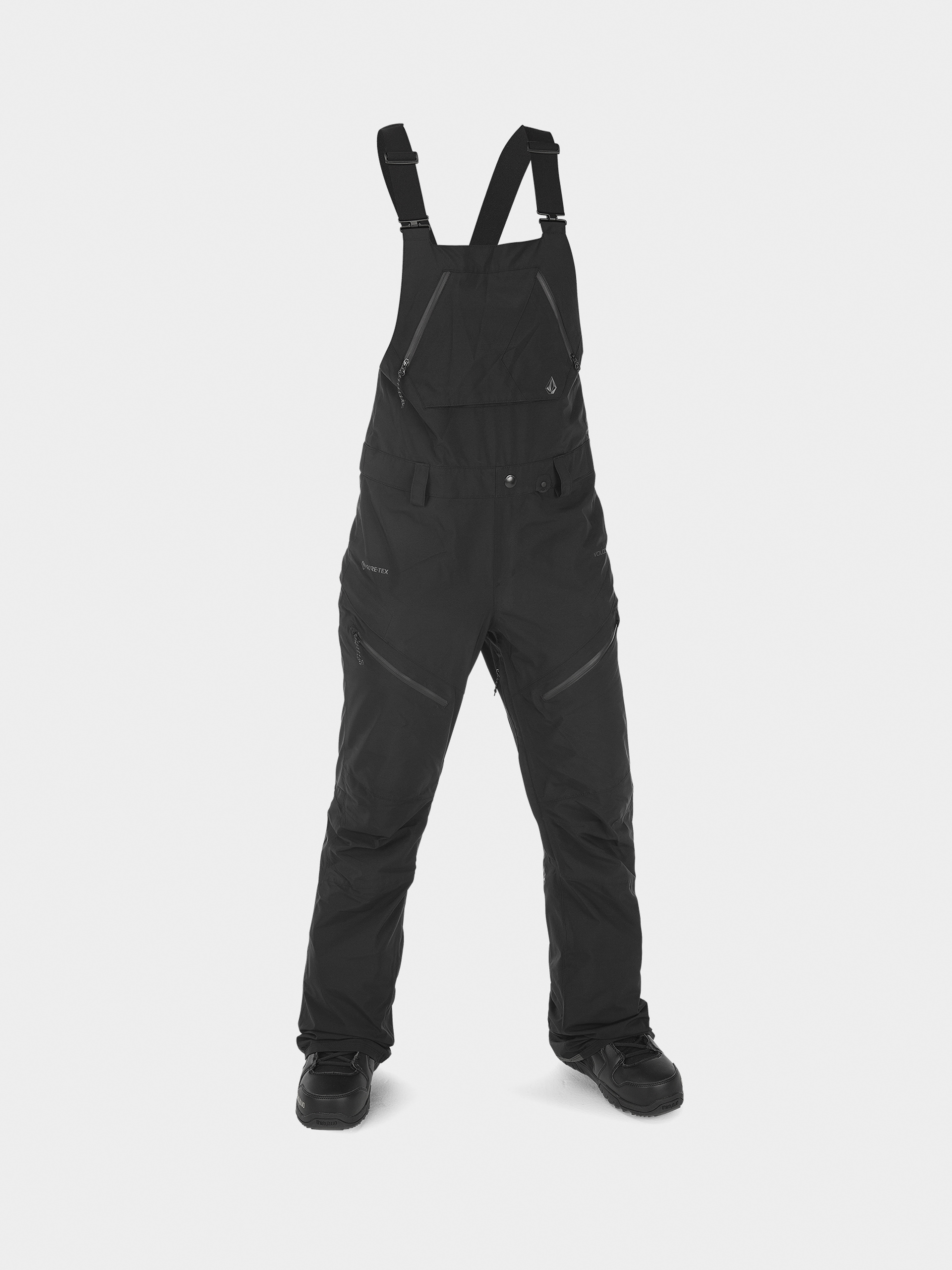 Női Volcom Elm Stretch Gore Bib Overall Snowboard nadrág (black)