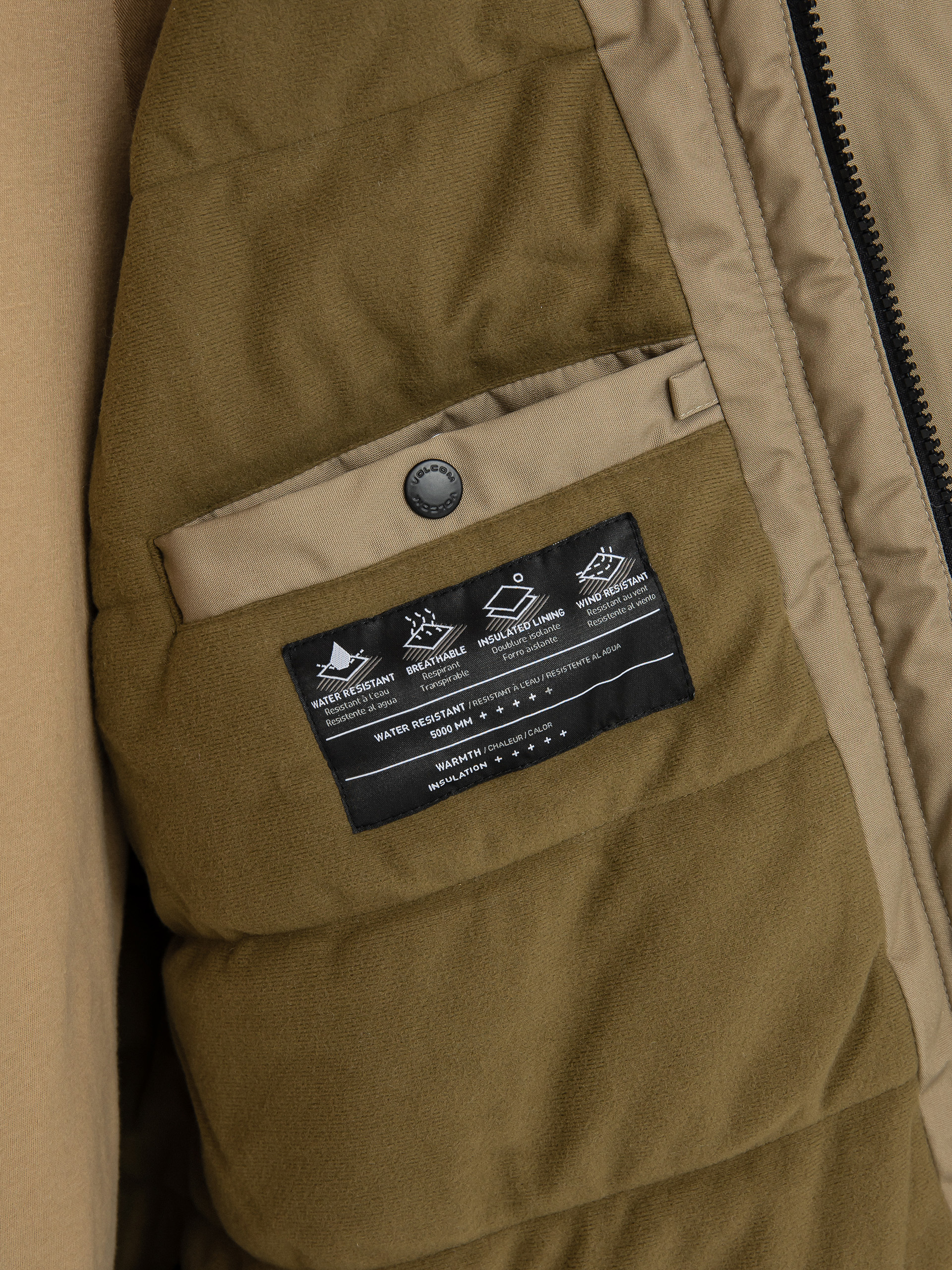 Volcom Stoke Stone Dzseki (khaki)