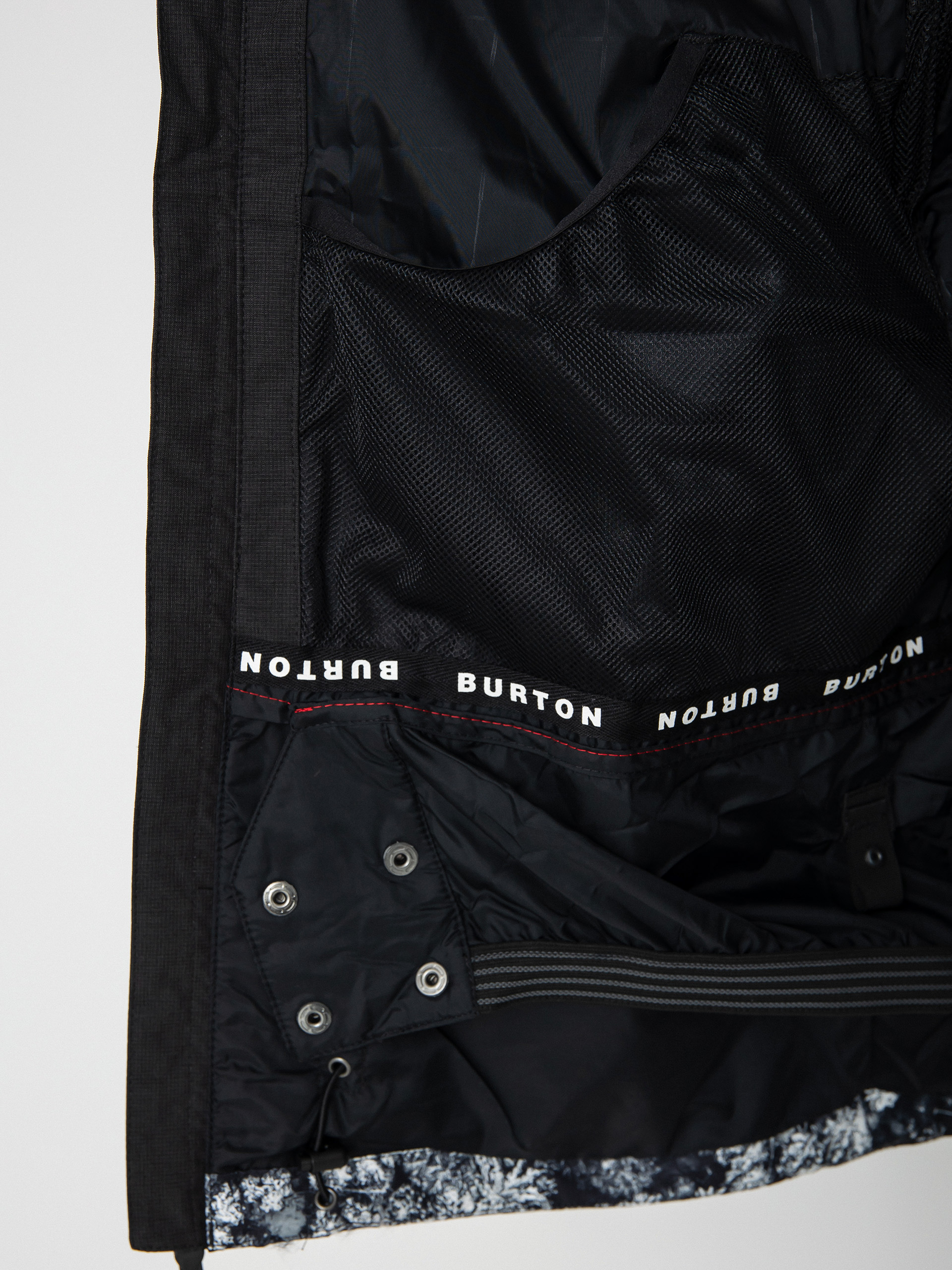 Férfi Burton Lodgepole Snowboard dzseki (true black/aerial pines)