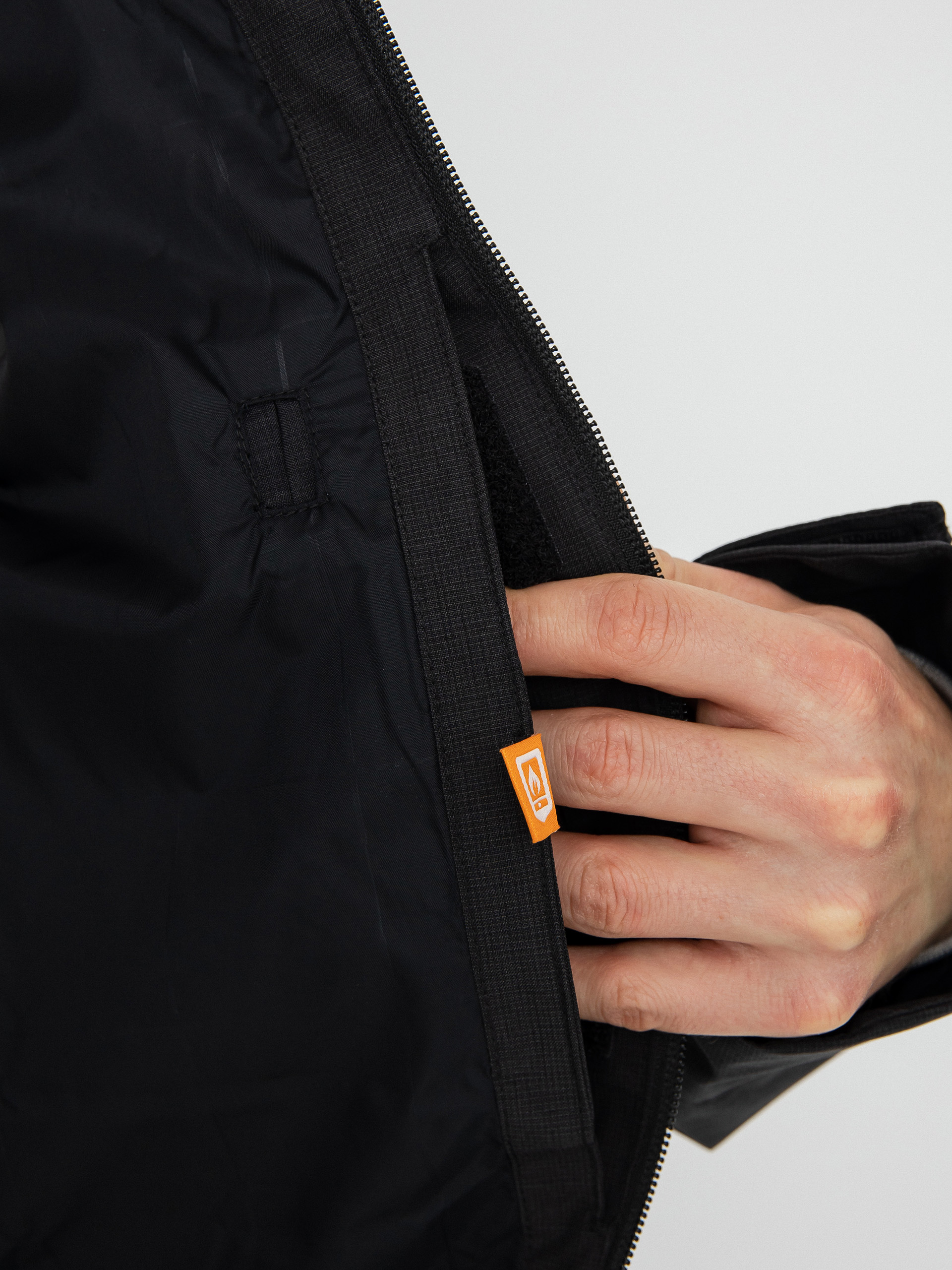 Férfi Burton Lodgepole Snowboard dzseki (true black/aerial pines)