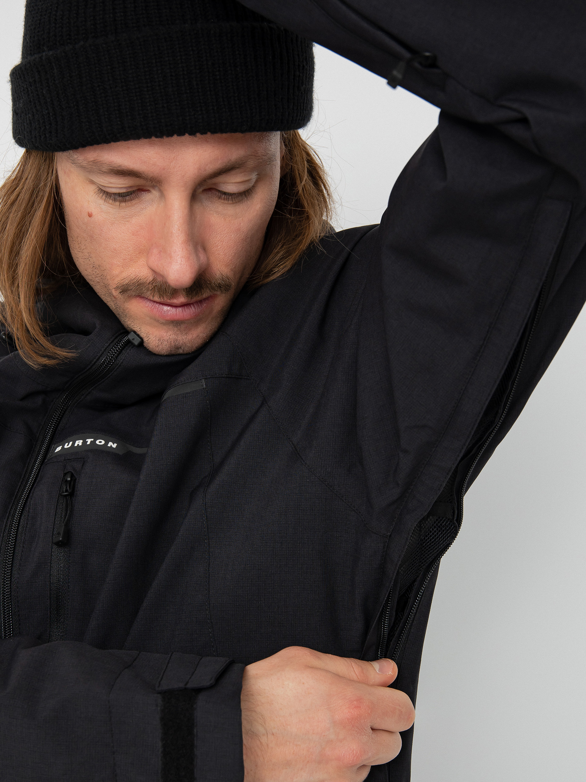 Férfi Burton Lodgepole Snowboard dzseki (true black)